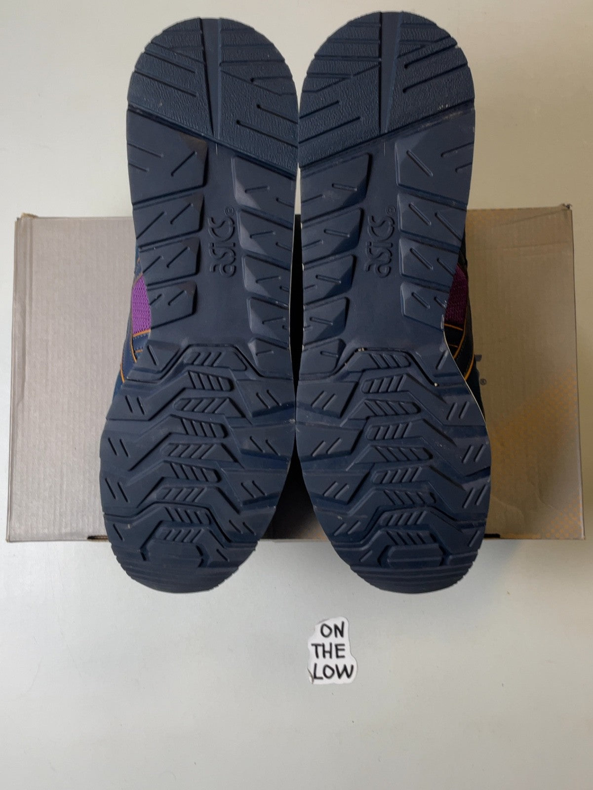 ASICS Gel GT-II Navy/ Purple | H408N3350 | Size 13 Men's US