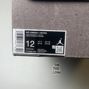 Air Jordan 4 Retro Cave Stone | FV5029-200 | Size 12 Men's US
