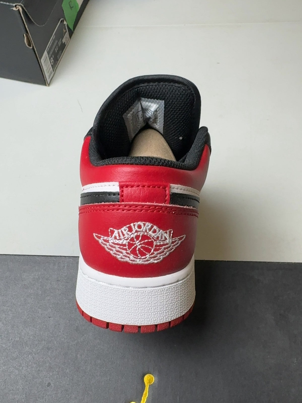 Air Jordan 1 Low Bred Toe (GS) | 553560-612 | Size 5 Y *READ DESC*