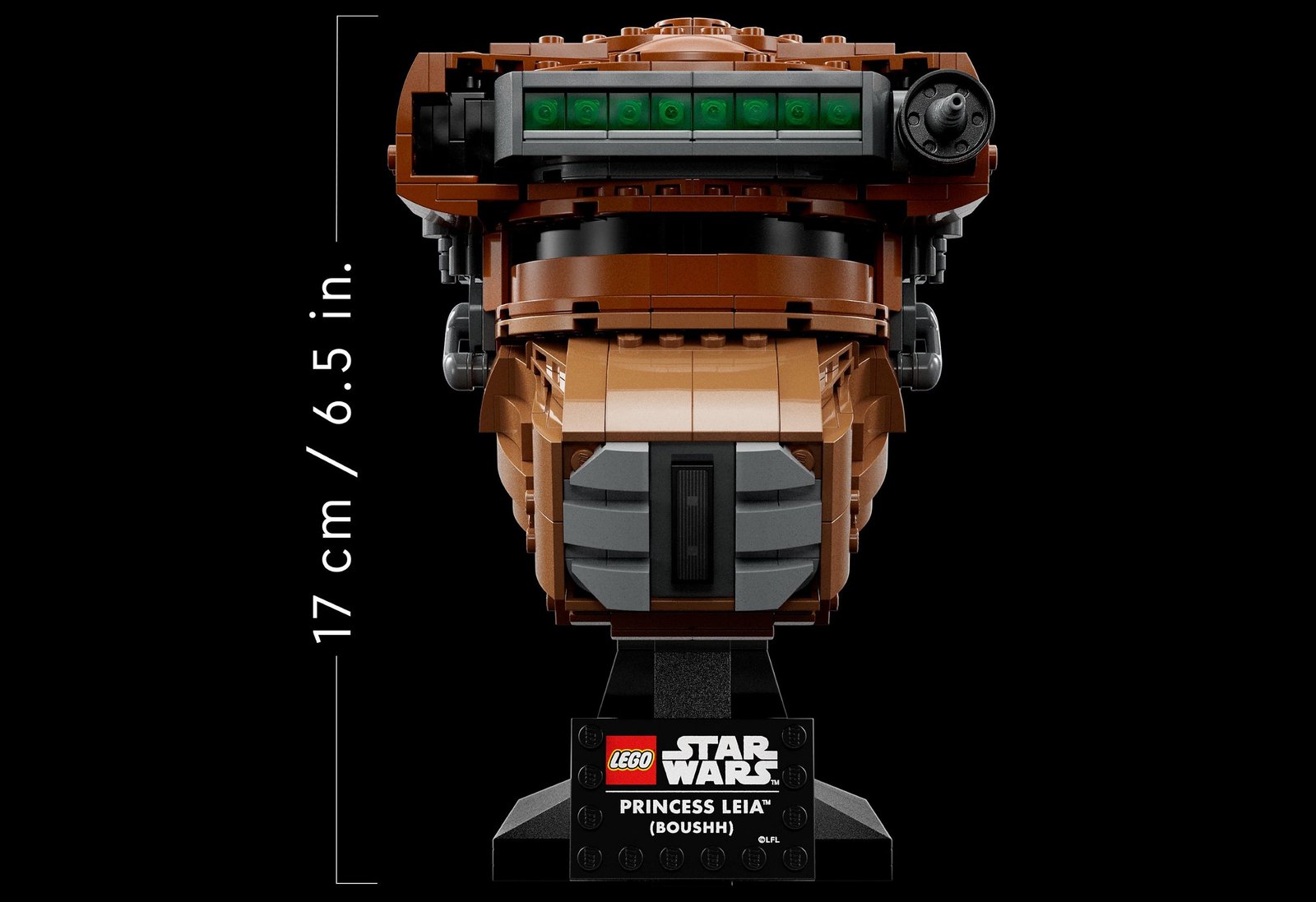 LEGO Princess Leia™ (Boushh™) Helmet — Official LEGO gallery 4 of 4 — LEGO set 75351