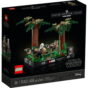 LEGO Endor Speeder Chase Diorama — Official LEGO gallery 2 of 4 — LEGO set 75353