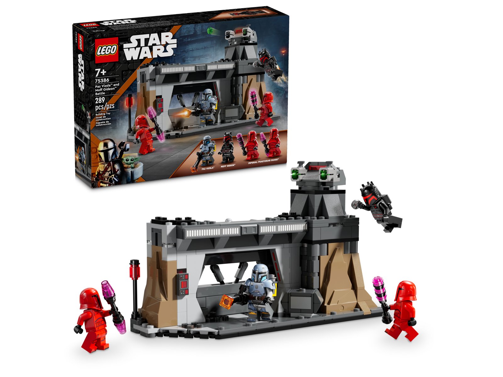 LEGO Paz Vizsla™ and Moff Gideon™ Battle — Official LEGO gallery 2 of 4 — LEGO set 75386