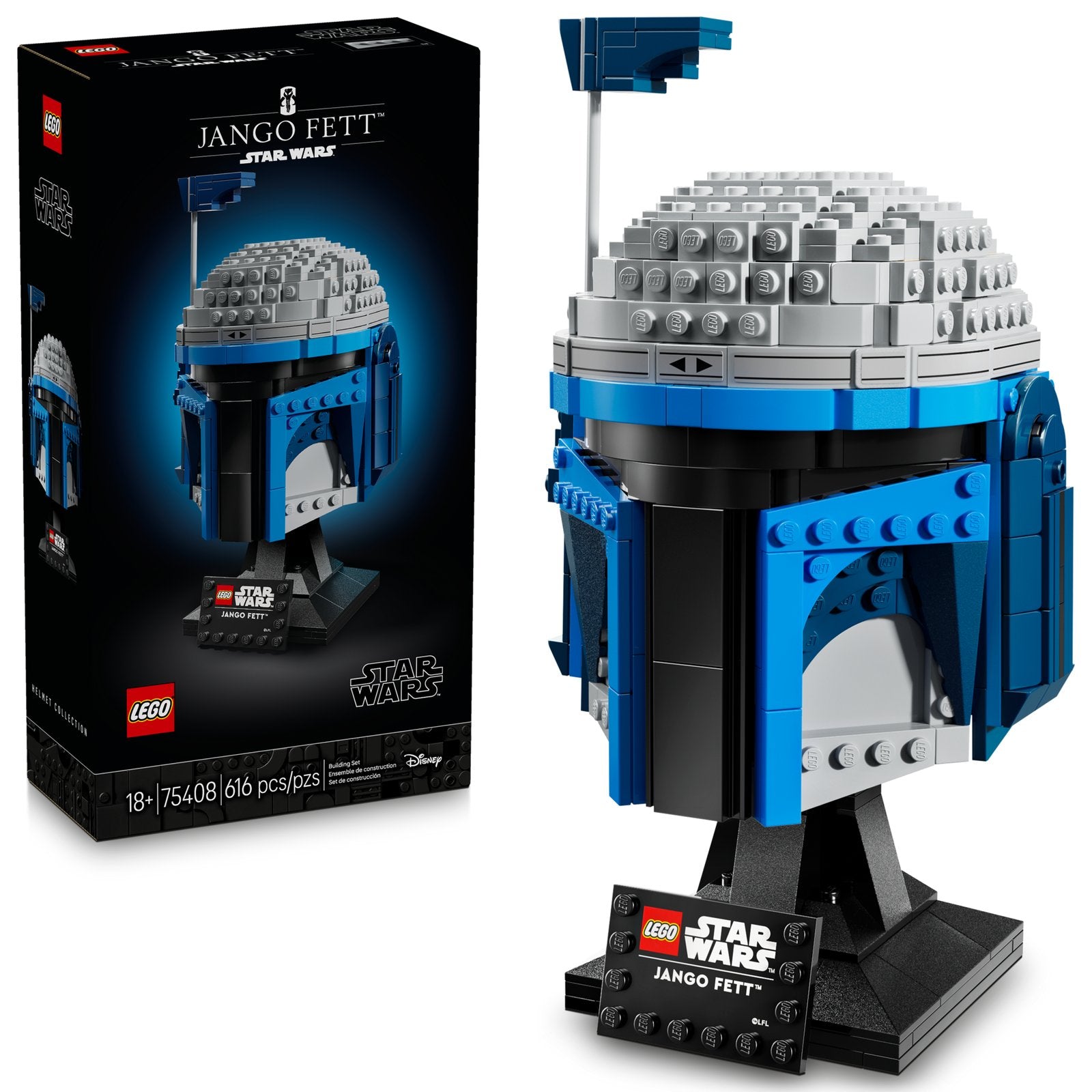 LEGO Jango Fett™ Helmet — Official LEGO gallery 2 of 4 — LEGO set 75408