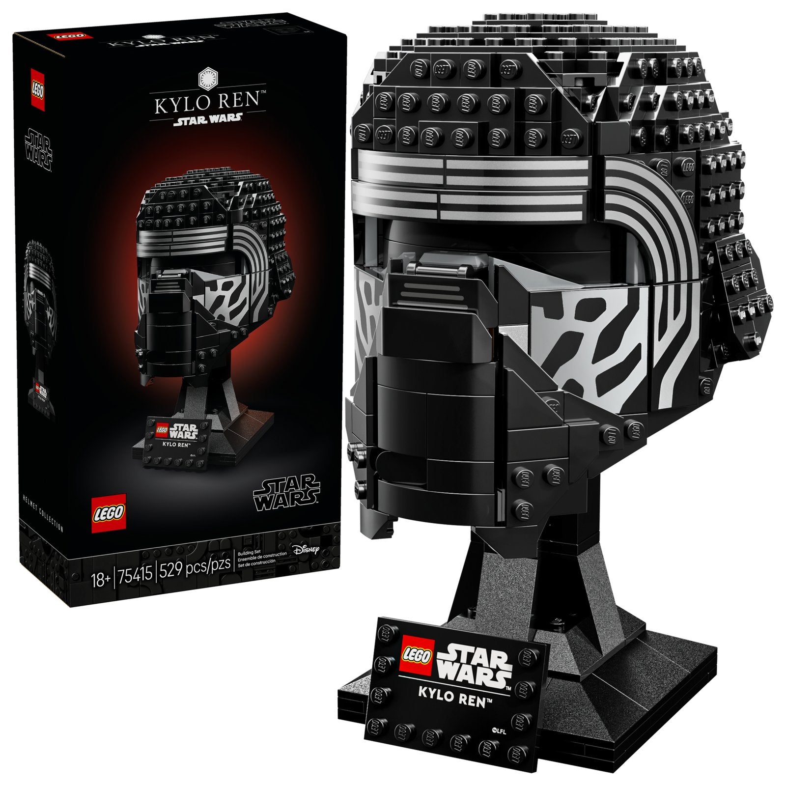 LEGO Kylo Ren™ Helmet — Official LEGO gallery 2 of 4 — LEGO set 75415