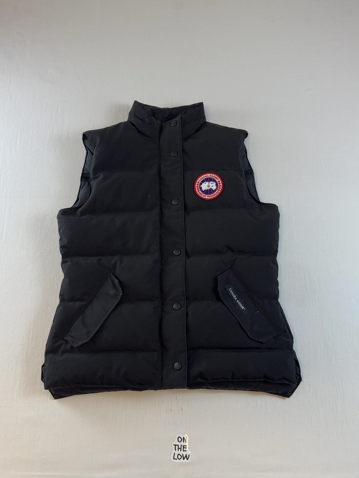 Canada Goose Logo Patch Puffer Black Vest (USED) — Drive 1mLxPWetqK1wn7ELmbT4rbdWWzCpn0rpq — photo 1