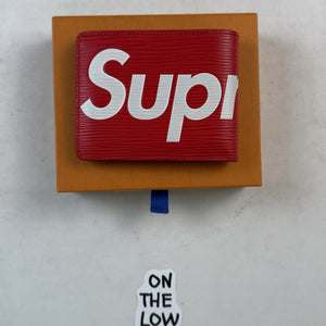 Louis Vuitton x Supreme Slender Wallet Epi Red (USED) — Drive 1ZEyV3Tn-DWXz2GsG0eGmTYcRhRjO4u1I — photo 1
