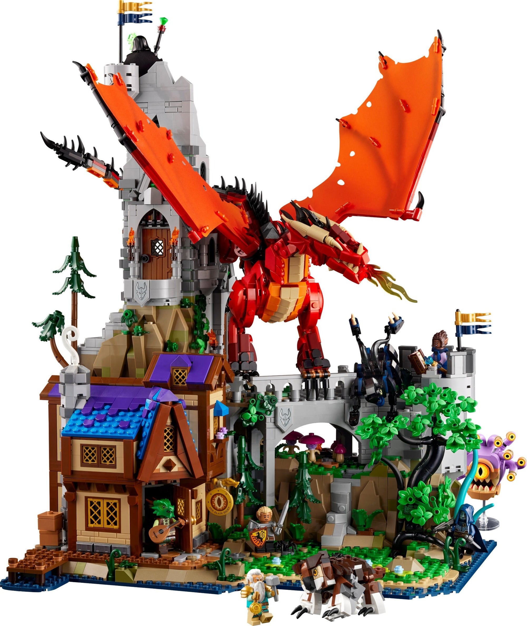 Dungeons & Dragons: Red Dragon’s Tale — LEGO set 21348 stock image