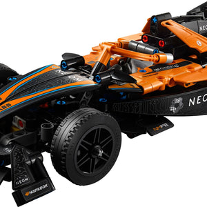 NEOM McLaren Formula E Race Car — LEGO set 42169 stock image