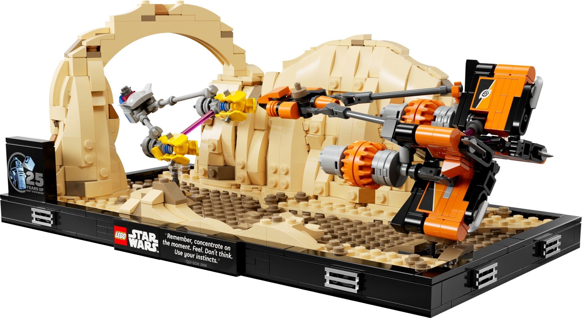 Mos Espa Podrace™ Diorama — LEGO set 75380 stock image