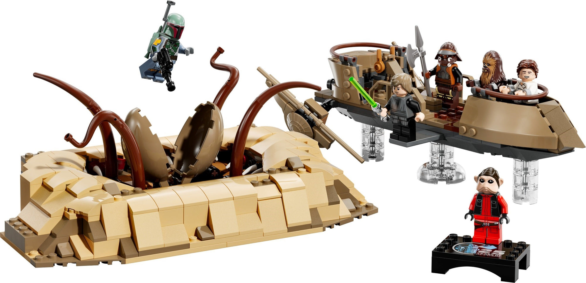 Desert Skiff & Sarlacc Pit — LEGO set 75396 stock image