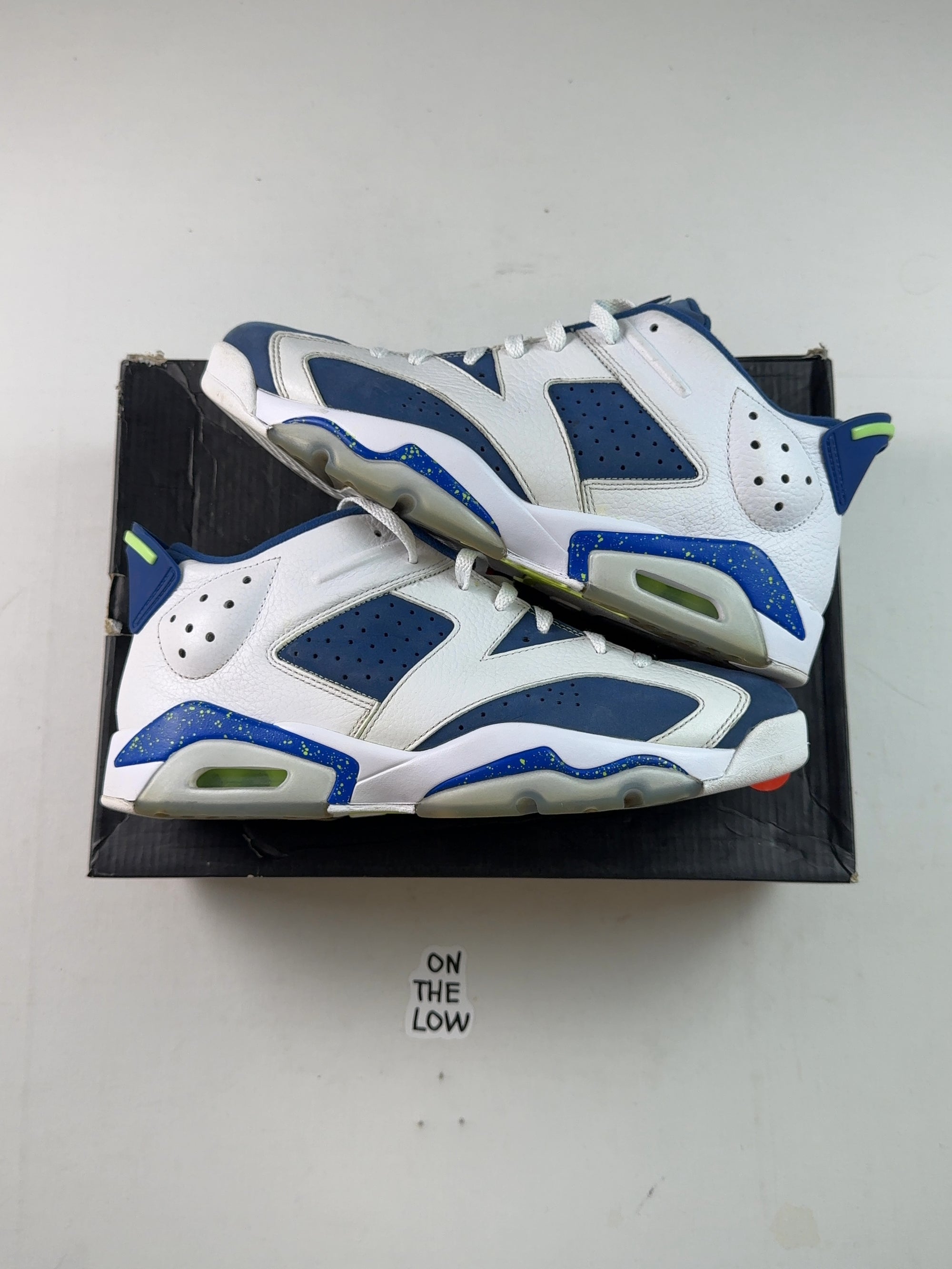 Jordan 6 Retro Low Ghost Green (USED) — Drive 1KF5DGSqC1IdYp_z94vjB2fVYetB4Ft6f — photo 1