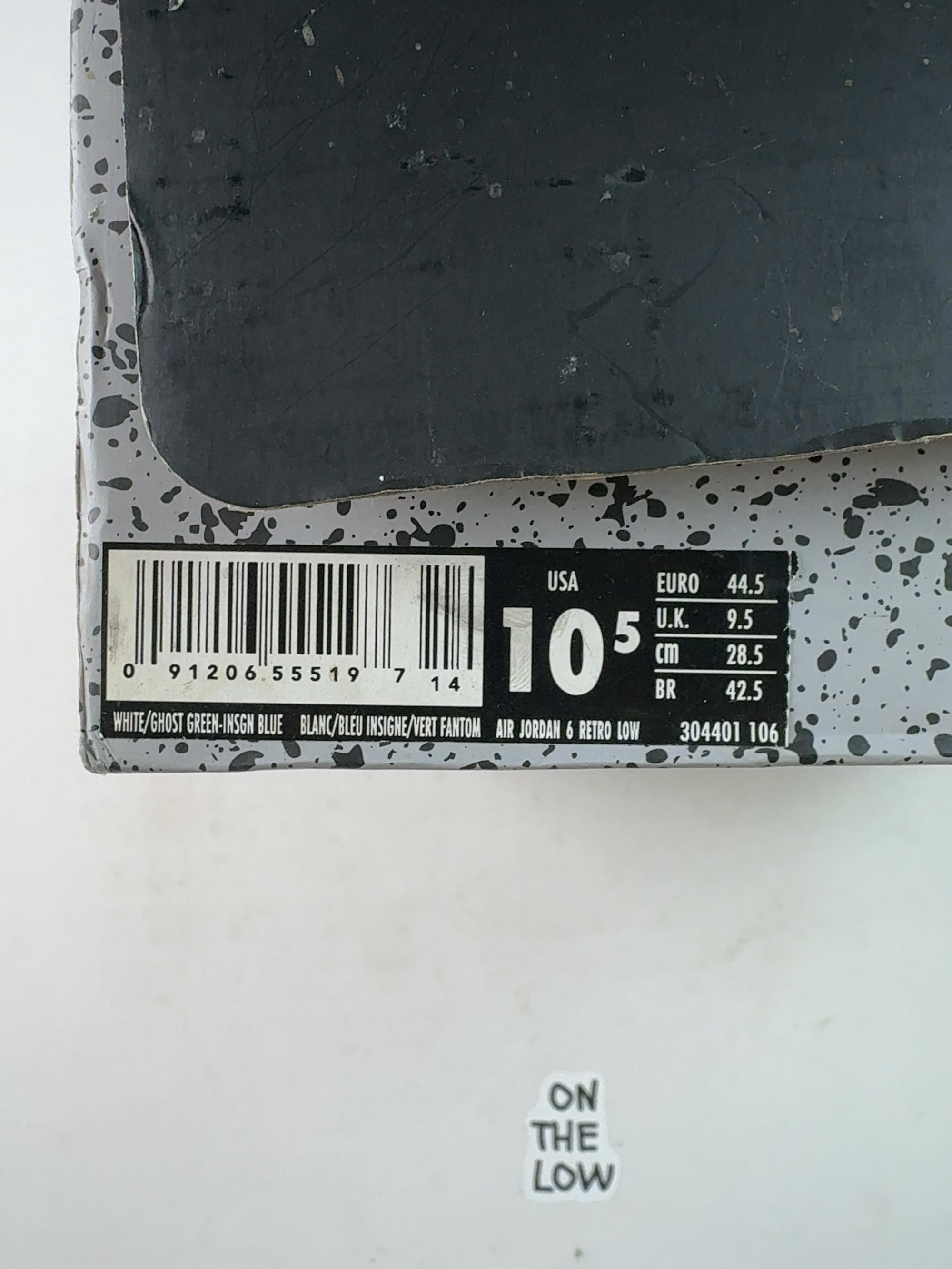 Jordan 6 Retro Low Ghost Green (USED) — Drive 1eFWadWoy1HDM8viiEUwhHLzP7eSmzQsa — photo 7