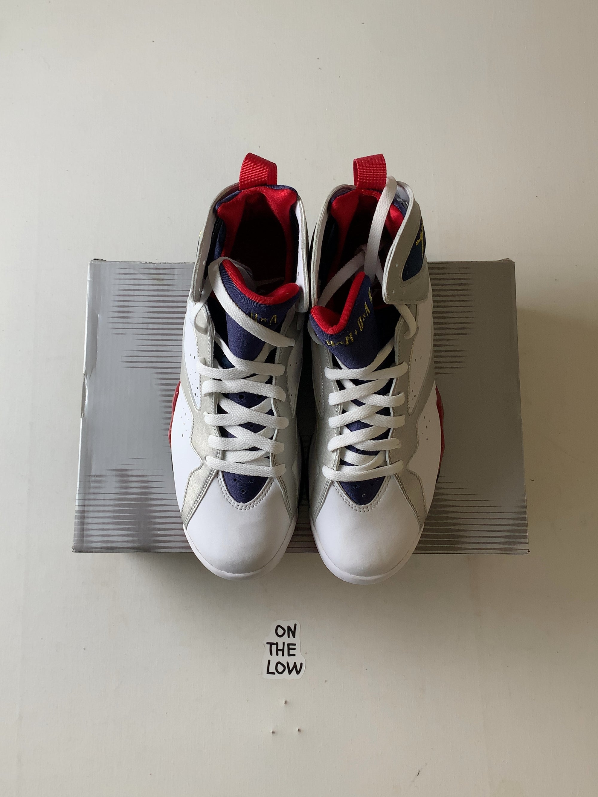 Jordan 7 Retro Olympic (2004) — Drive 1z8AGRPgcTztPVidQ8lCEroIaJaktgffv — photo 3