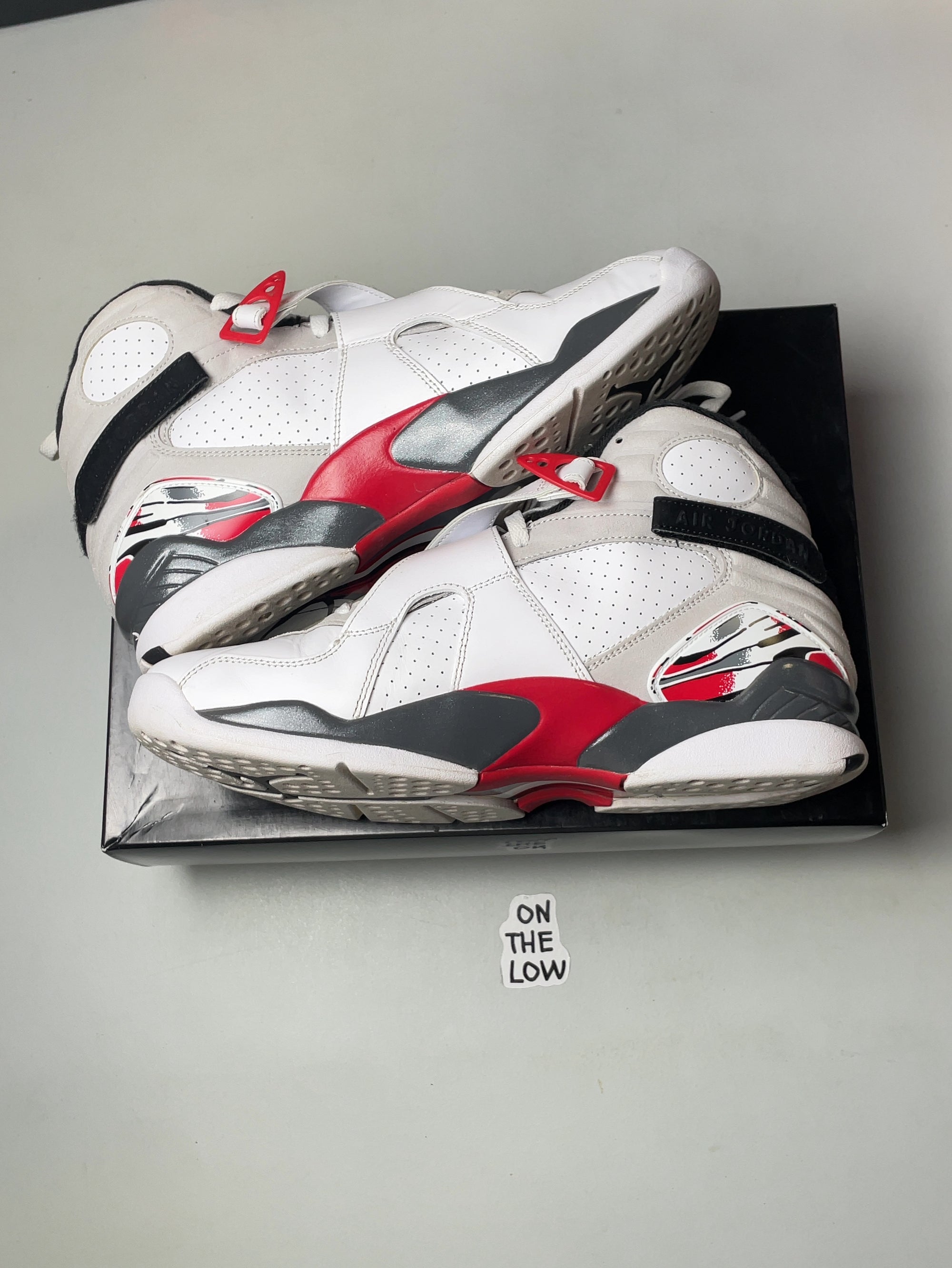 Jordan 8 Retro White True Red (2025) (USED)