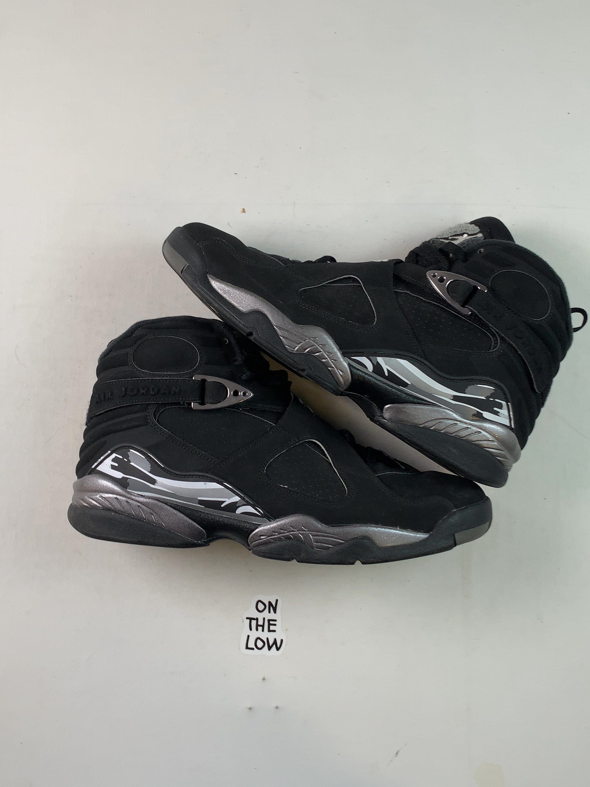 Jordan 8 Retro Chrome (2015) (USED) — Drive 11Ck5rhBQqAG6DZIW7u5Hrz7Ic7_UiMPY — photo 1