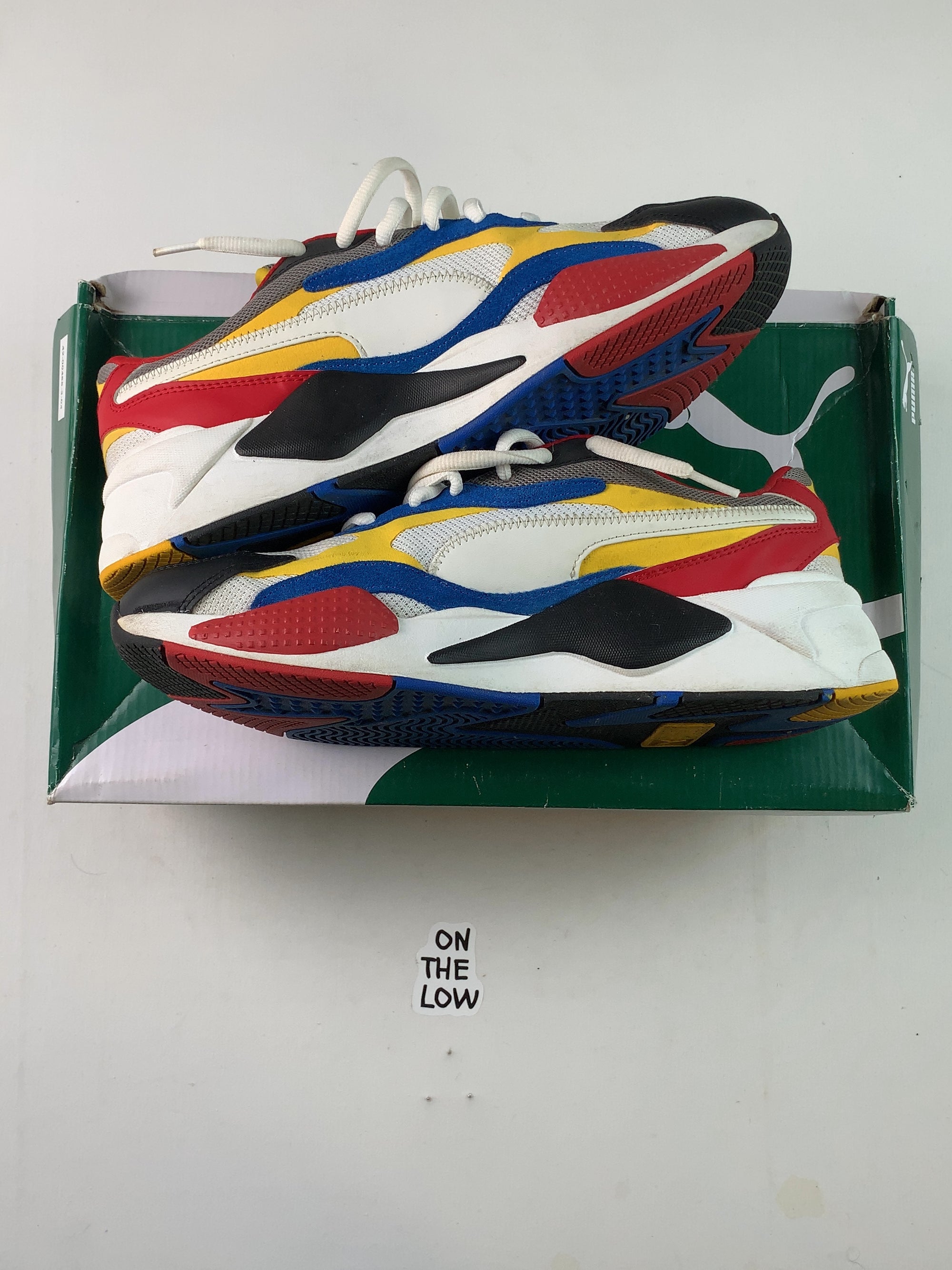 Puma RS-X3 Puzzle White Yellow (USED) — Drive 1noiCwNDIVzYWytykVXN6bBhpPRWsLxPW — photo 2