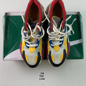Puma RS-X3 Puzzle White Yellow (USED) — Drive 1bBM1O5v40nVSoTFw0J11R6ETKI3QKeLe — photo 3