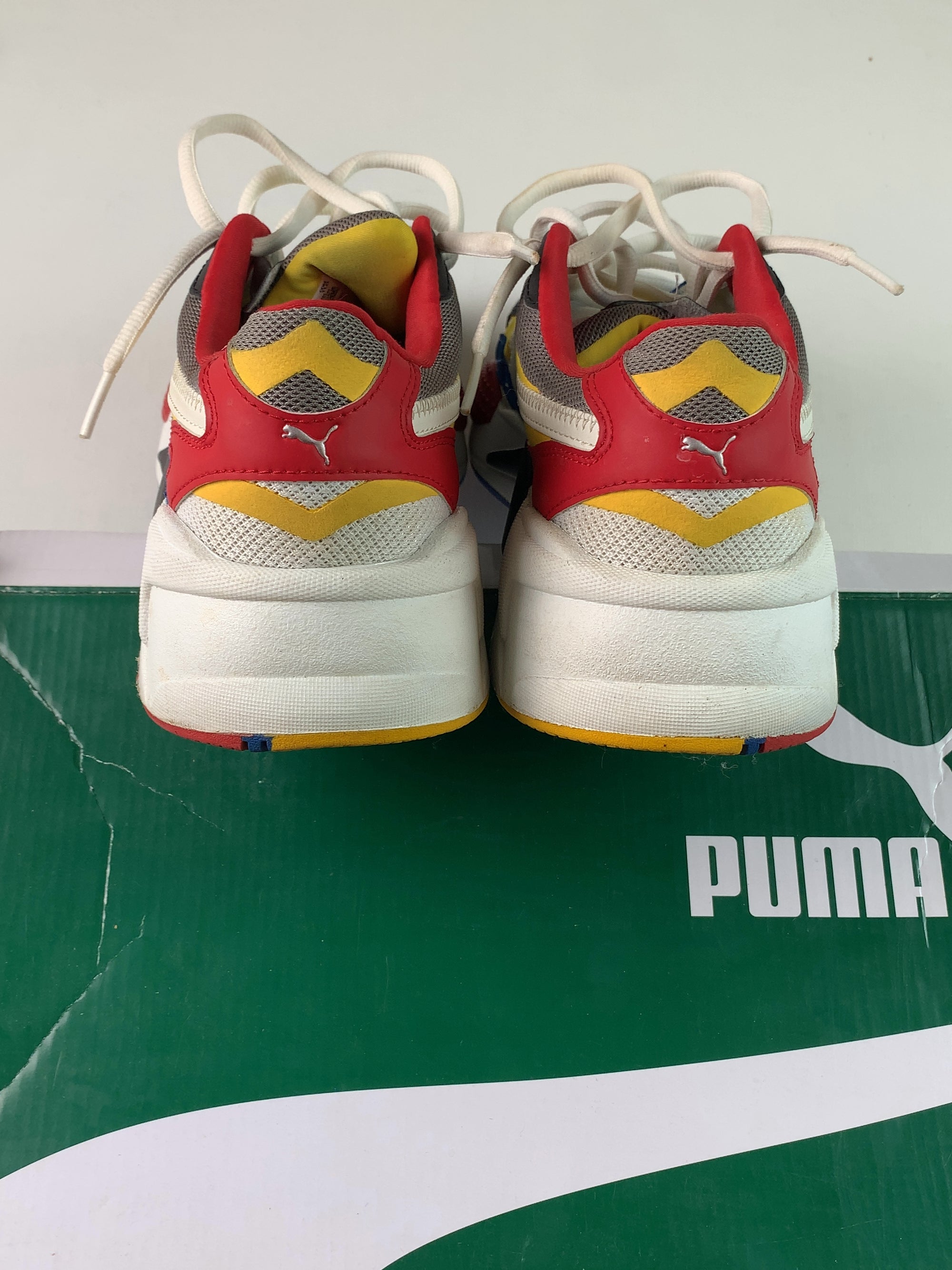 Puma RS-X3 Puzzle White Yellow (USED) — Drive 1Ksxcz8nalZQ8jREudDET5wB0SDgc9G84 — photo 5