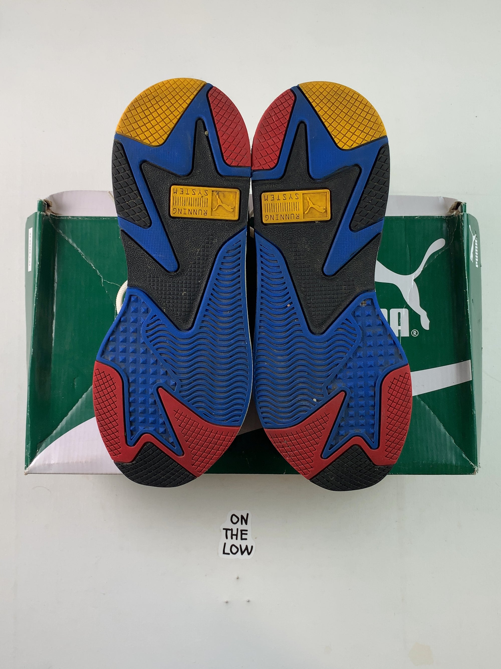Puma RS-X3 Puzzle White Yellow (USED) — Drive 104R2jdggTN5PY7K3oarVkJzQKDQrNq4Q — photo 6