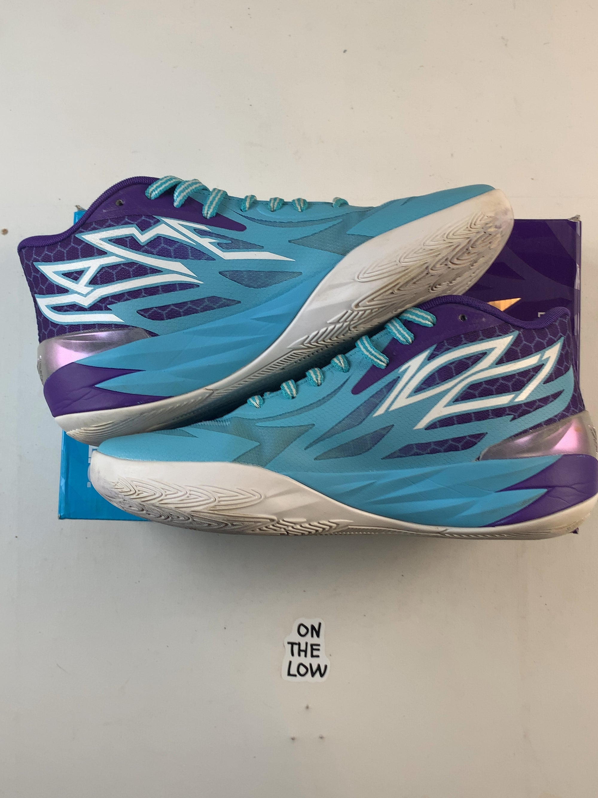Puma LaMelo Ball MB.02 Queen City Fade (USED) — Drive 1JvaYdquew74mg3OSJvJgizH0OPHPO_NM — photo 2