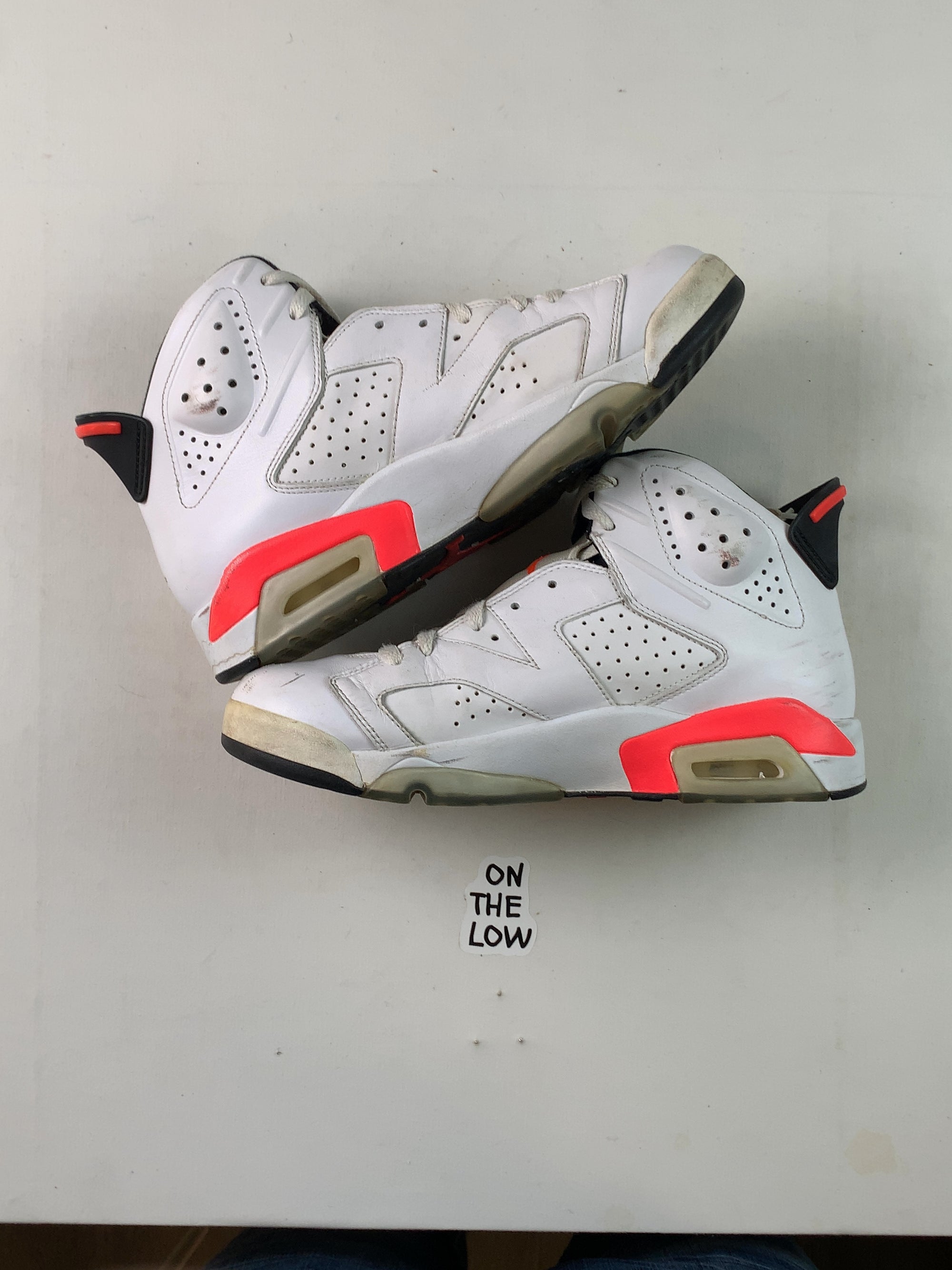 Jordan 6 Retro Infrared White (2014) (USED) — Drive 1JY5KRMLv2DXlPAJMtPPCbGoNPrKcIZ_r — photo 2