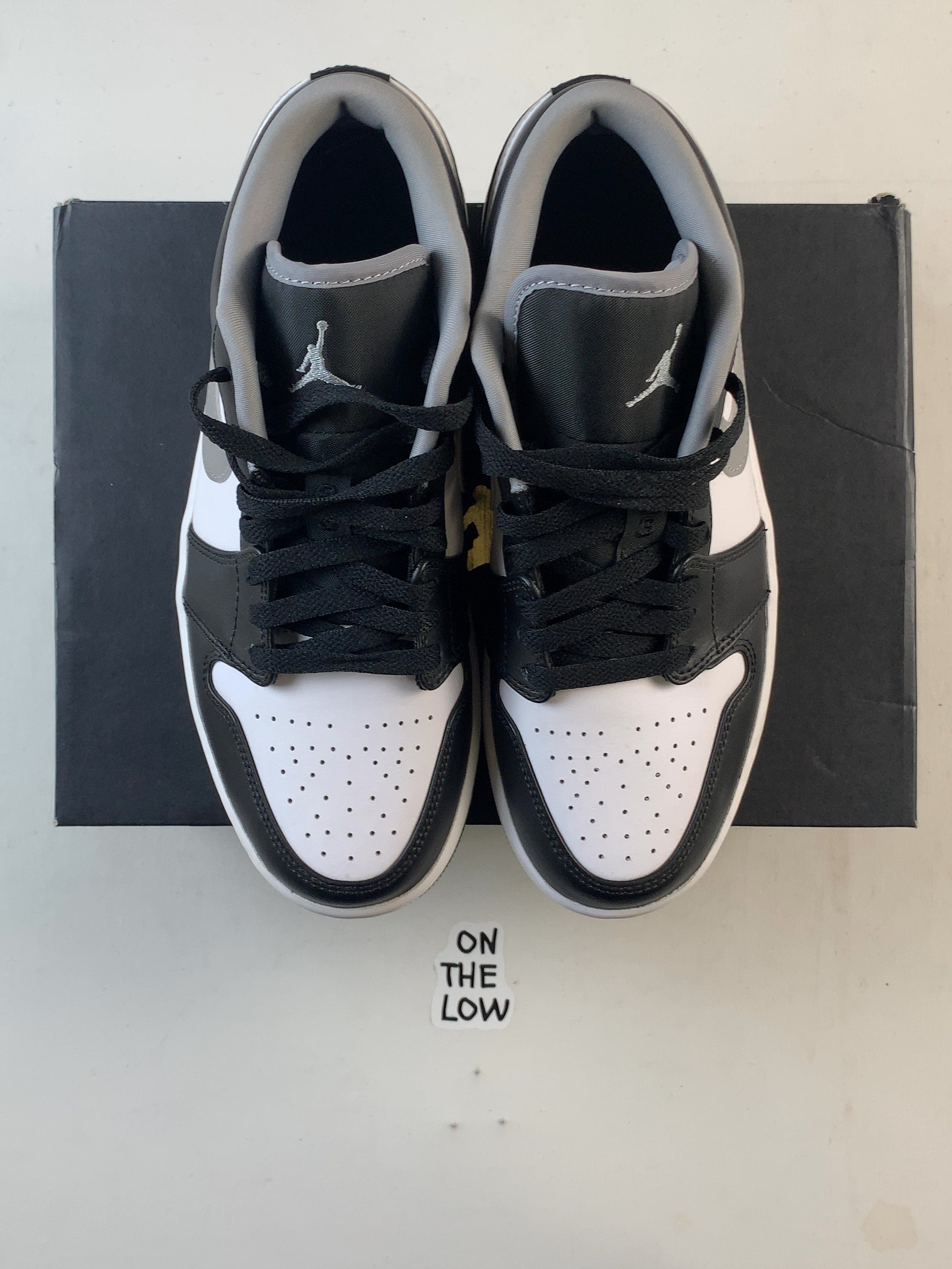 Jordan 1 Low Black White Grey — Drive 1G0oVellkoC-flR0hHFQvPkYq_9ylLZqb — photo 3