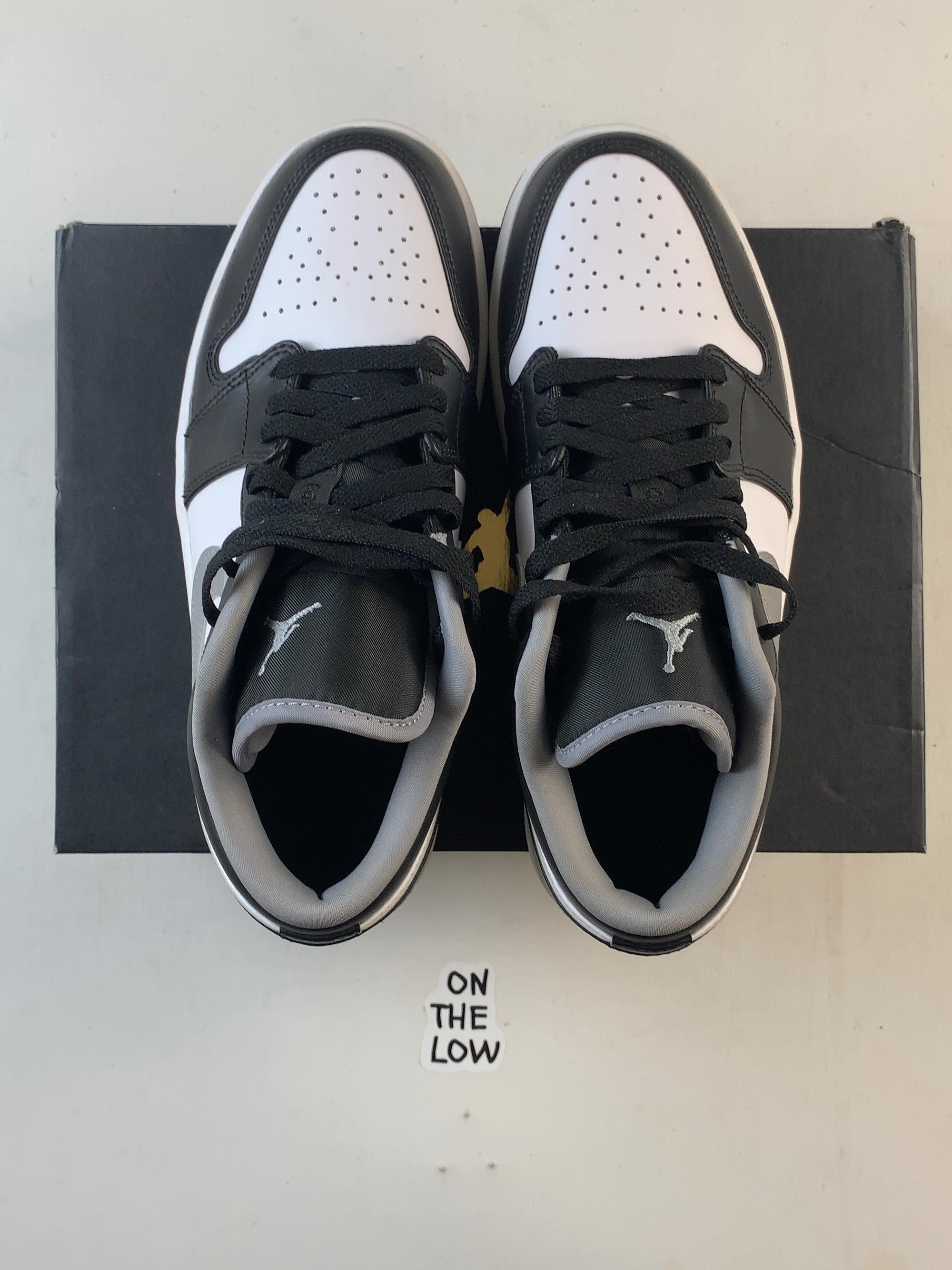 Jordan 1 Low Black White Grey — Drive 1POYSBKhgvLNVOTUxFY9rkzhEOylj6yCF — photo 4