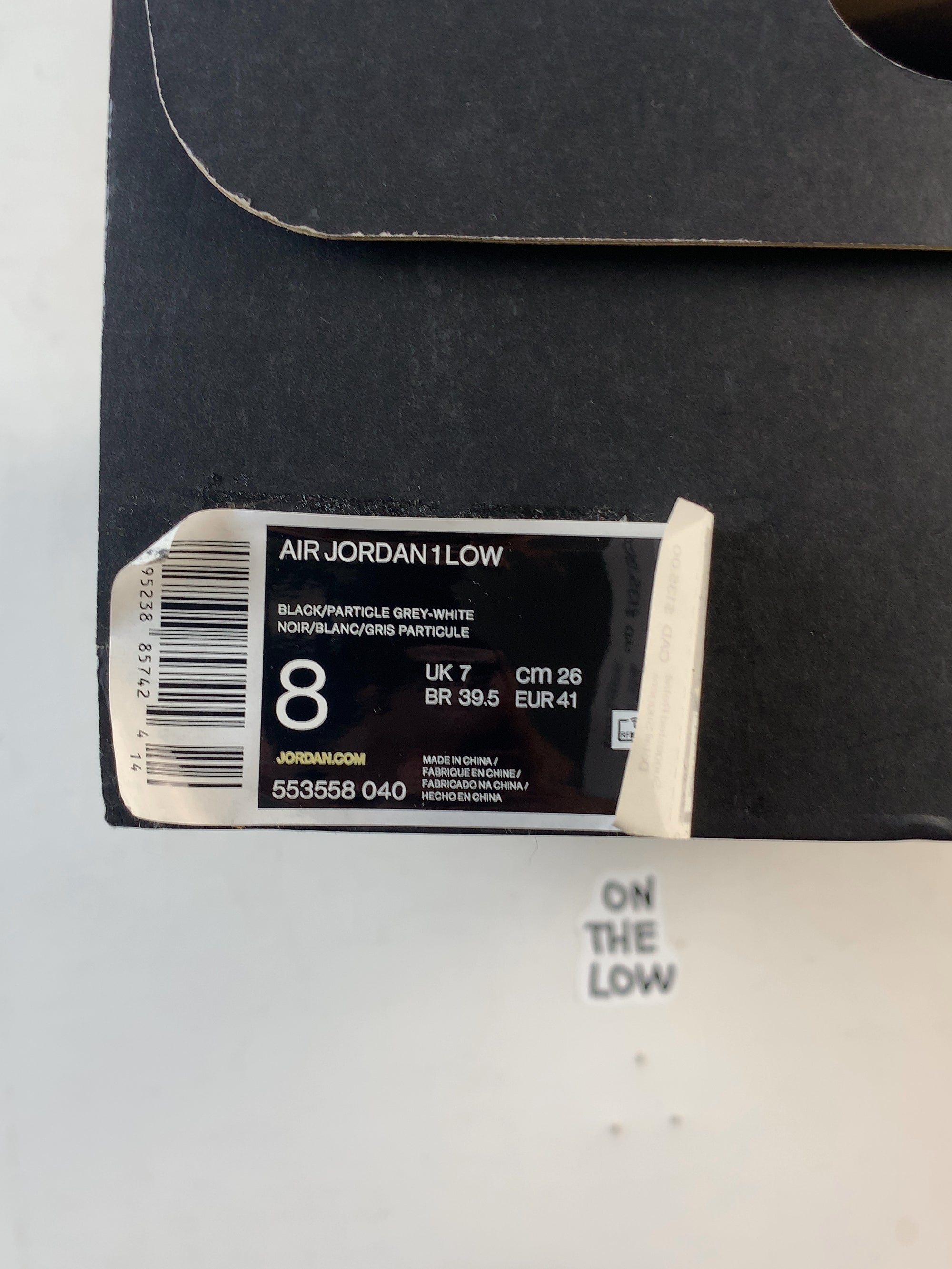 Jordan 1 Low Black White Grey — Drive 1yPQyO_7-vwkg_SjDr4mQjeTcZUKiLICZ — photo 7