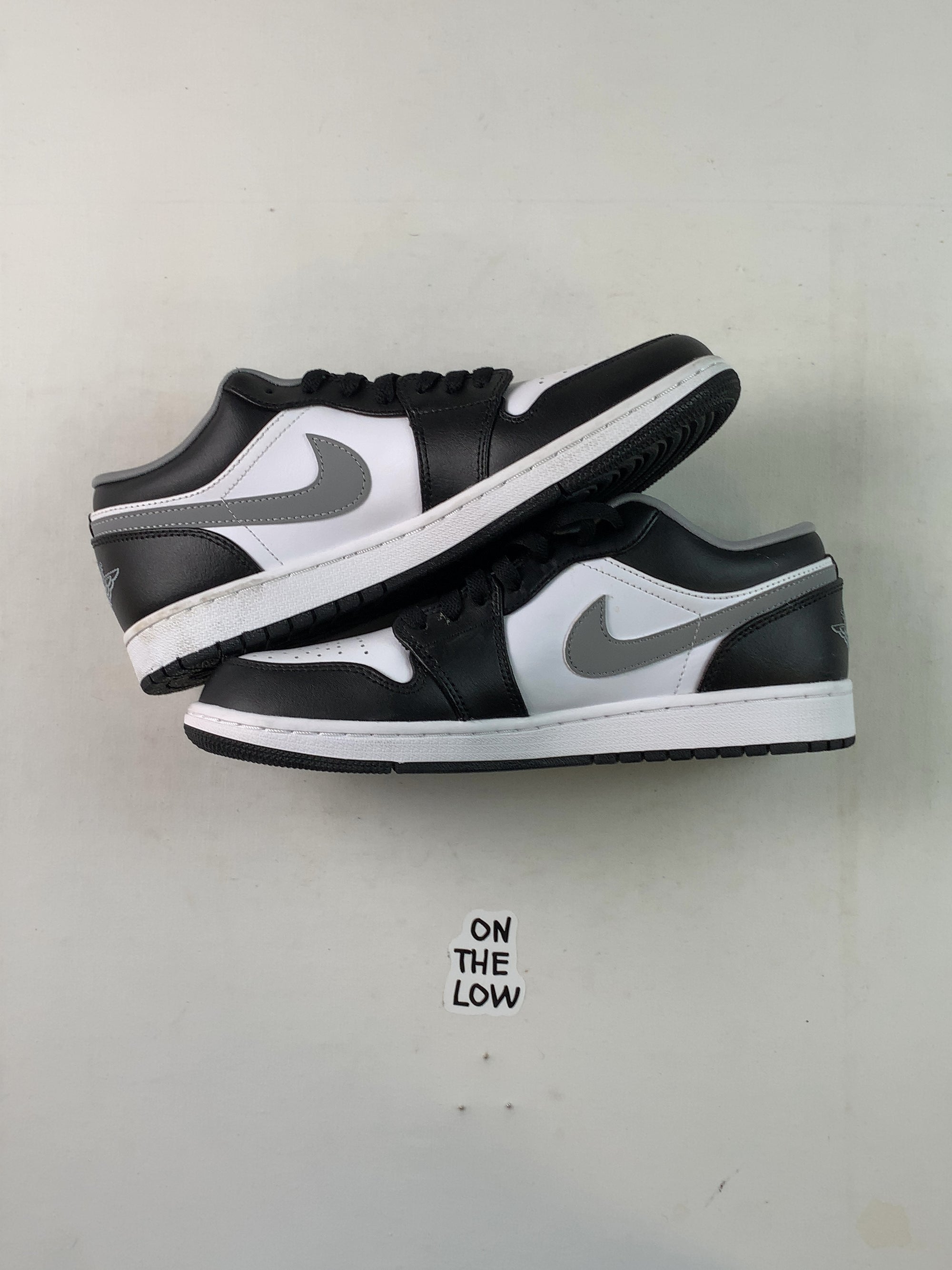 Jordan 1 Low Black White Grey (USED) — Drive 1Kkze94g3qUIvGYd1FERJ5kFJVyl5QFNf — photo 2