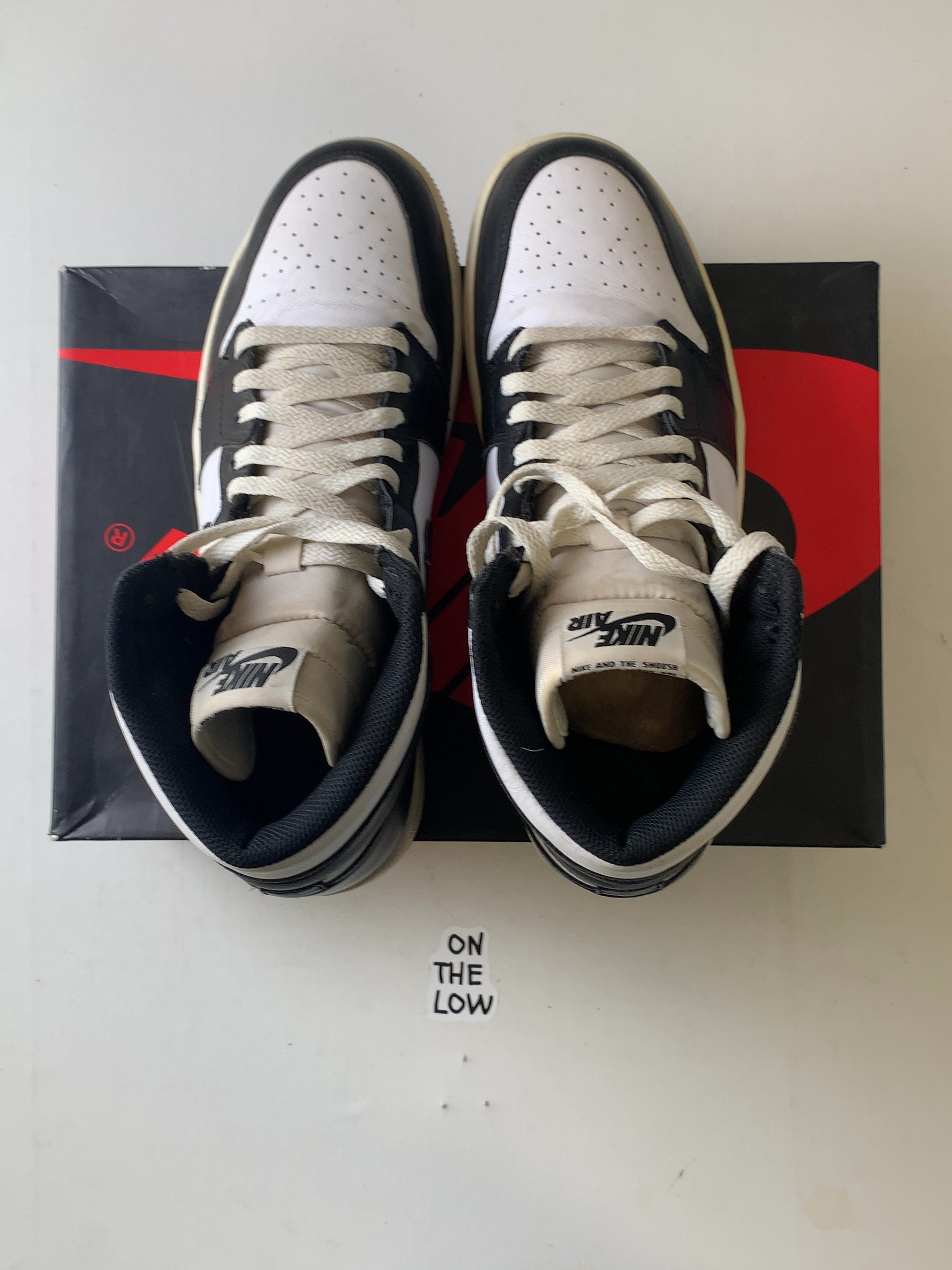 Jordan 1 Retro Black White (2014) (USED) — Drive 1vf-0hMDztJIT3VhKz-R52kGo4vBO6R4a — photo 4