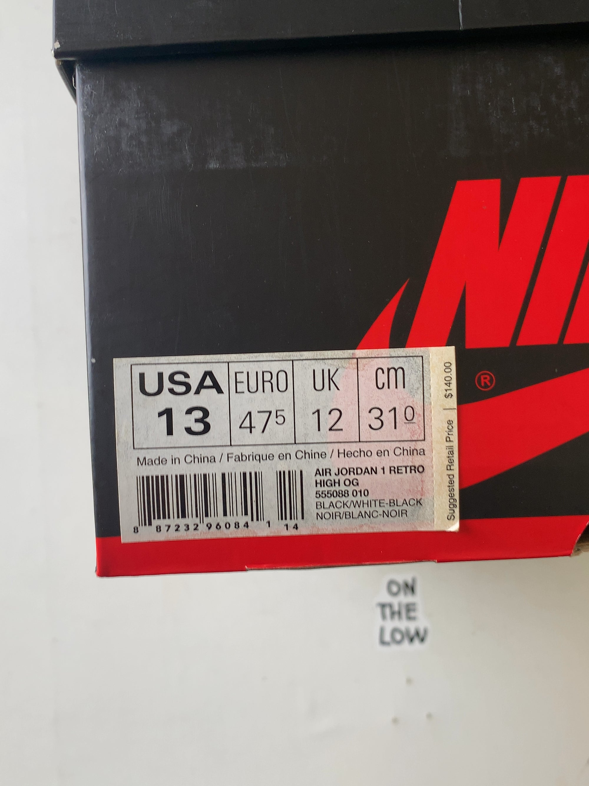 Jordan 1 Retro Black White (2014) (USED) — Drive 1dVKrtx3R__fuV19Ak3Xn7xx4grpRMqca — photo 7