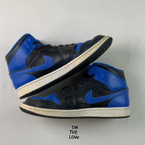 Jordan 1 Mid Royal Paint Splatter (USED) — Drive 1EsGsVZTBp6r7woZGaNrwHgJdmXC1O2ui — photo 2