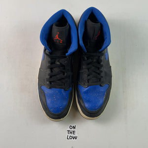 Jordan 1 Mid Royal Paint Splatter (USED) — Drive 113fGLCReDIl1WUbdM0R_ujzCfX96kJbt — photo 3