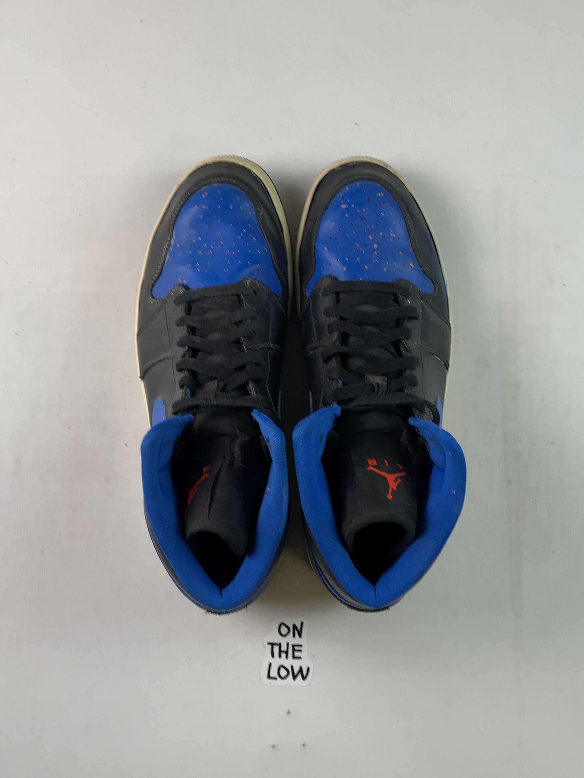 Jordan 1 Mid Royal Paint Splatter (USED) — Drive 1fBdtBY7nCQdTICsgd5Ov5nQB9Qmq8g_H — photo 4