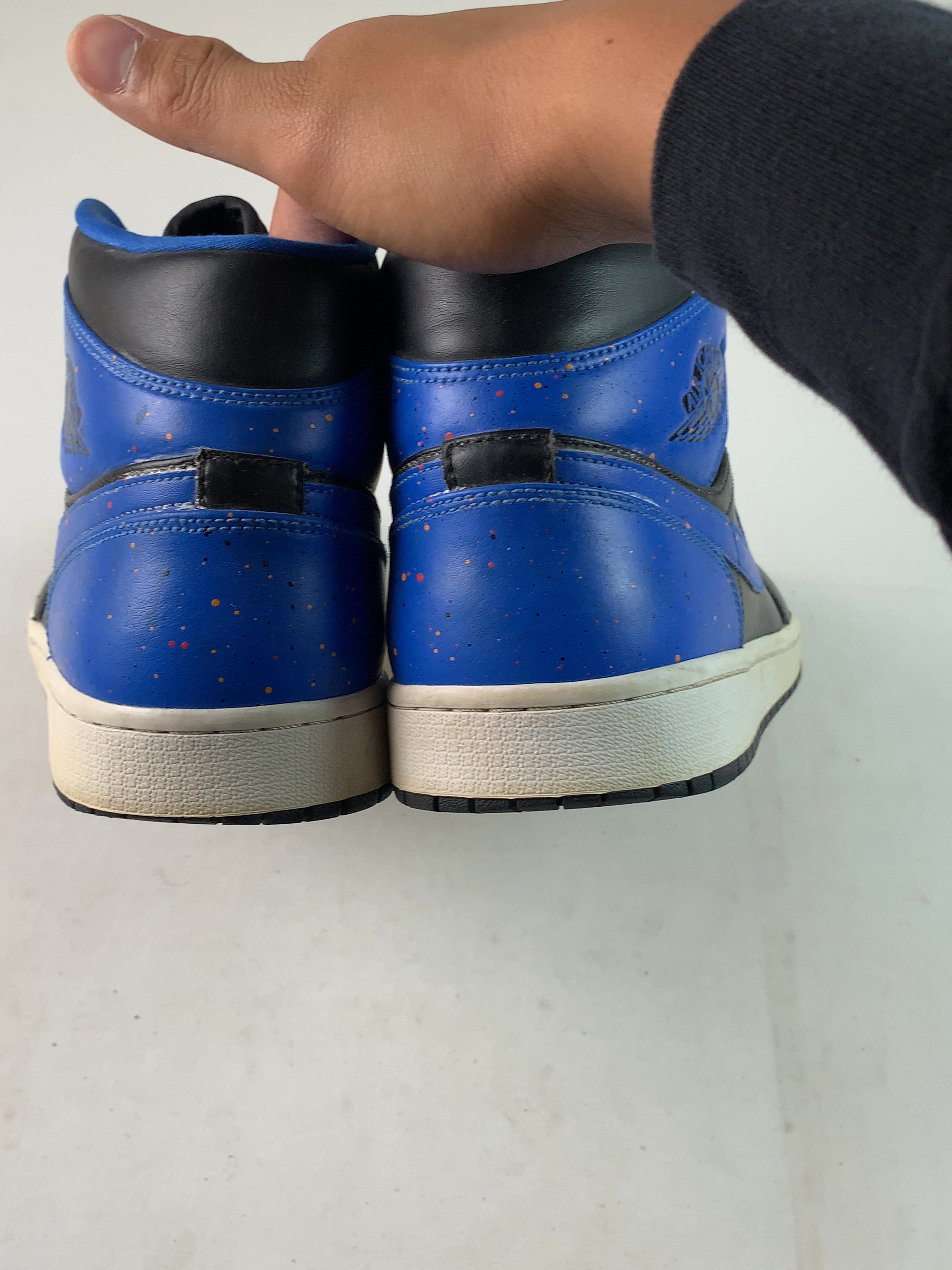 Jordan 1 Mid Royal Paint Splatter (USED) — Drive 1rG_x1GfCx8CqrgoTbZeXogpnENYig3gB — photo 5