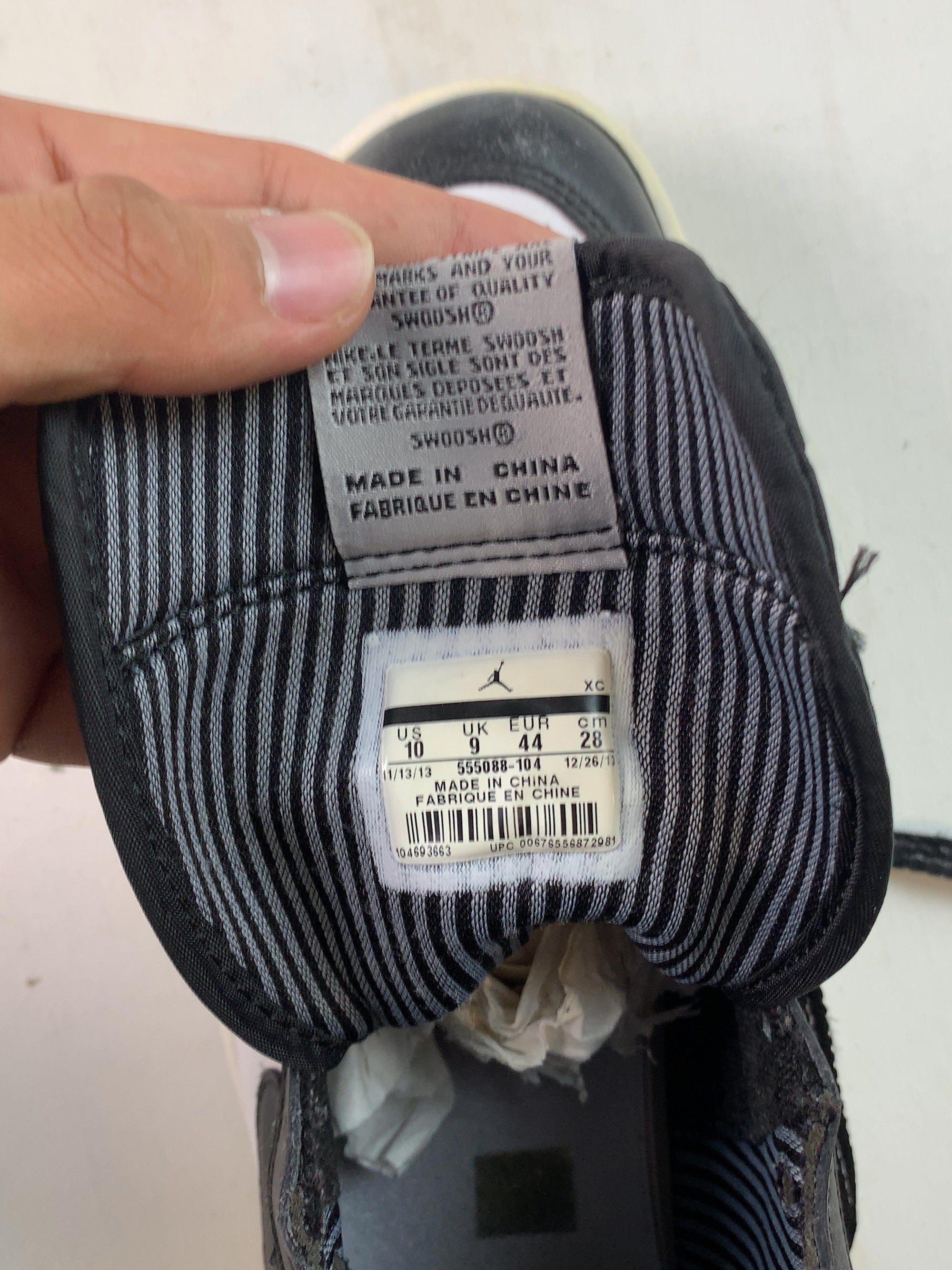 Jordan 1 Retro Barons (USED) — Drive 1GDL4znNpLtW9XzEZt9cjk2UqAgBbDKsk — photo 7