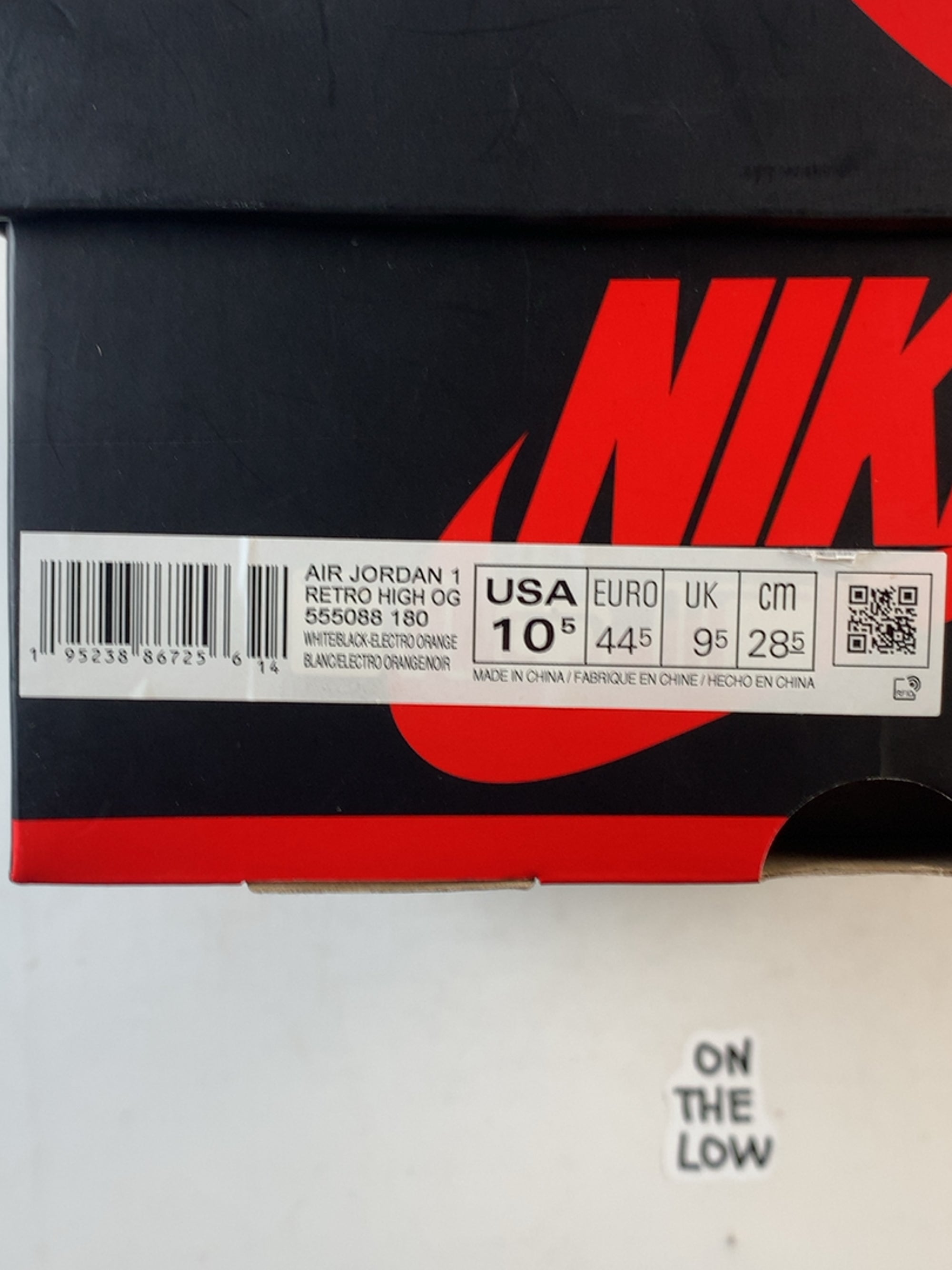Jordan 1 Retro High Electro Orange (USED) — Drive 13oY8dNsqFAKZrNWPhlqjQZP2CXYrfkJA — photo 7