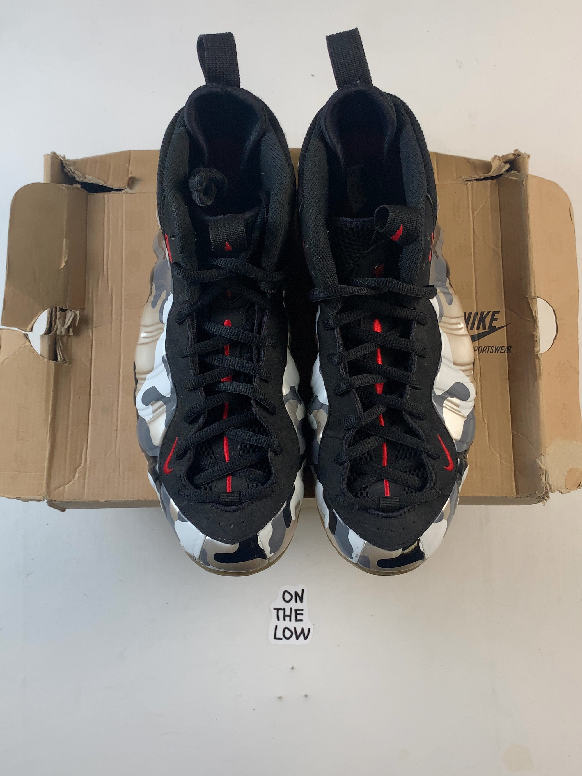 Nike Air Foamposite One Fighter Jet (USED) — Drive 1bdkpVfQYwavXTsJt2nxEqX3lZCYJnnxg — photo 3