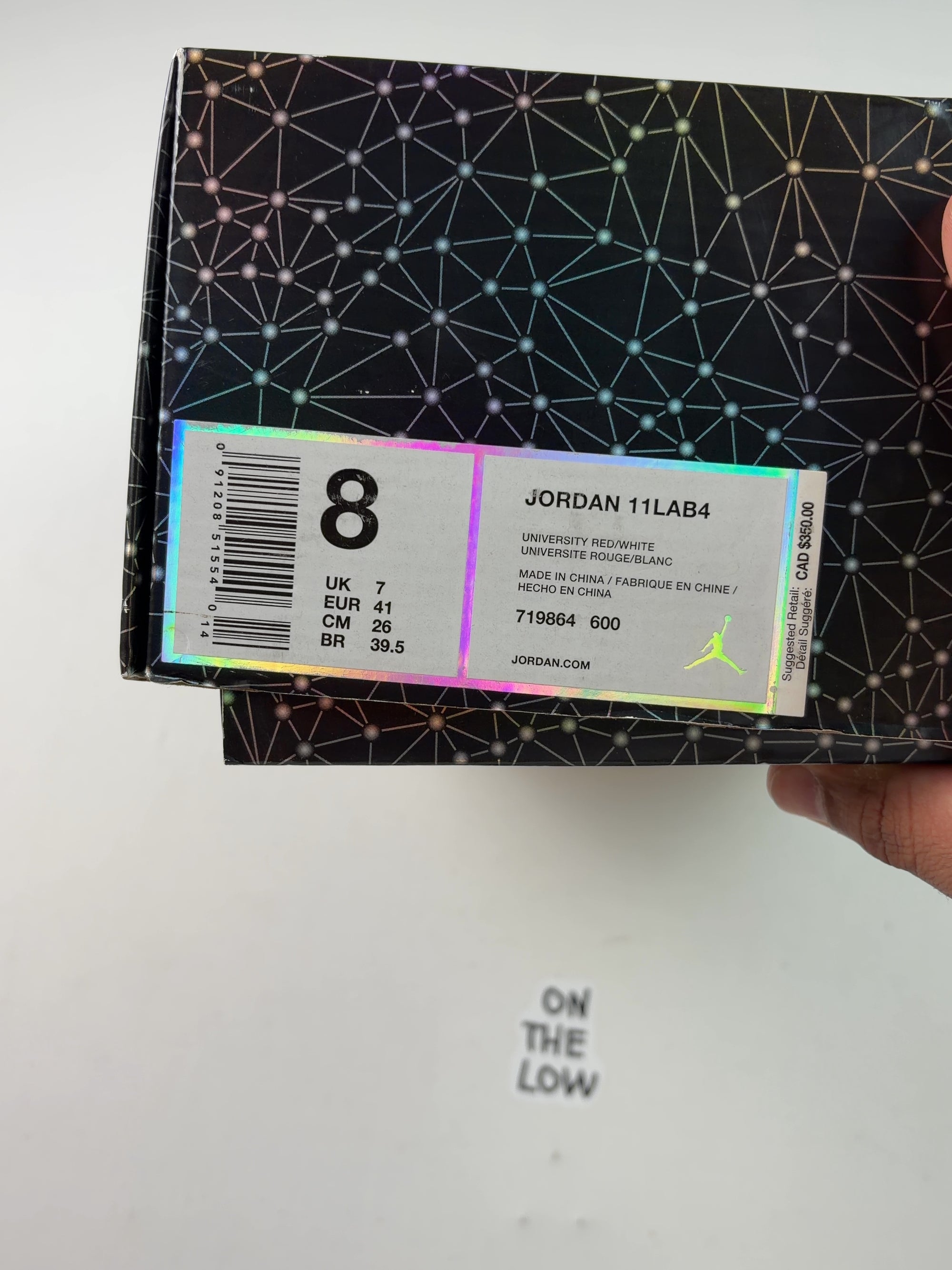 Jordan 4 Retro 11Lab4 Red — photo 7