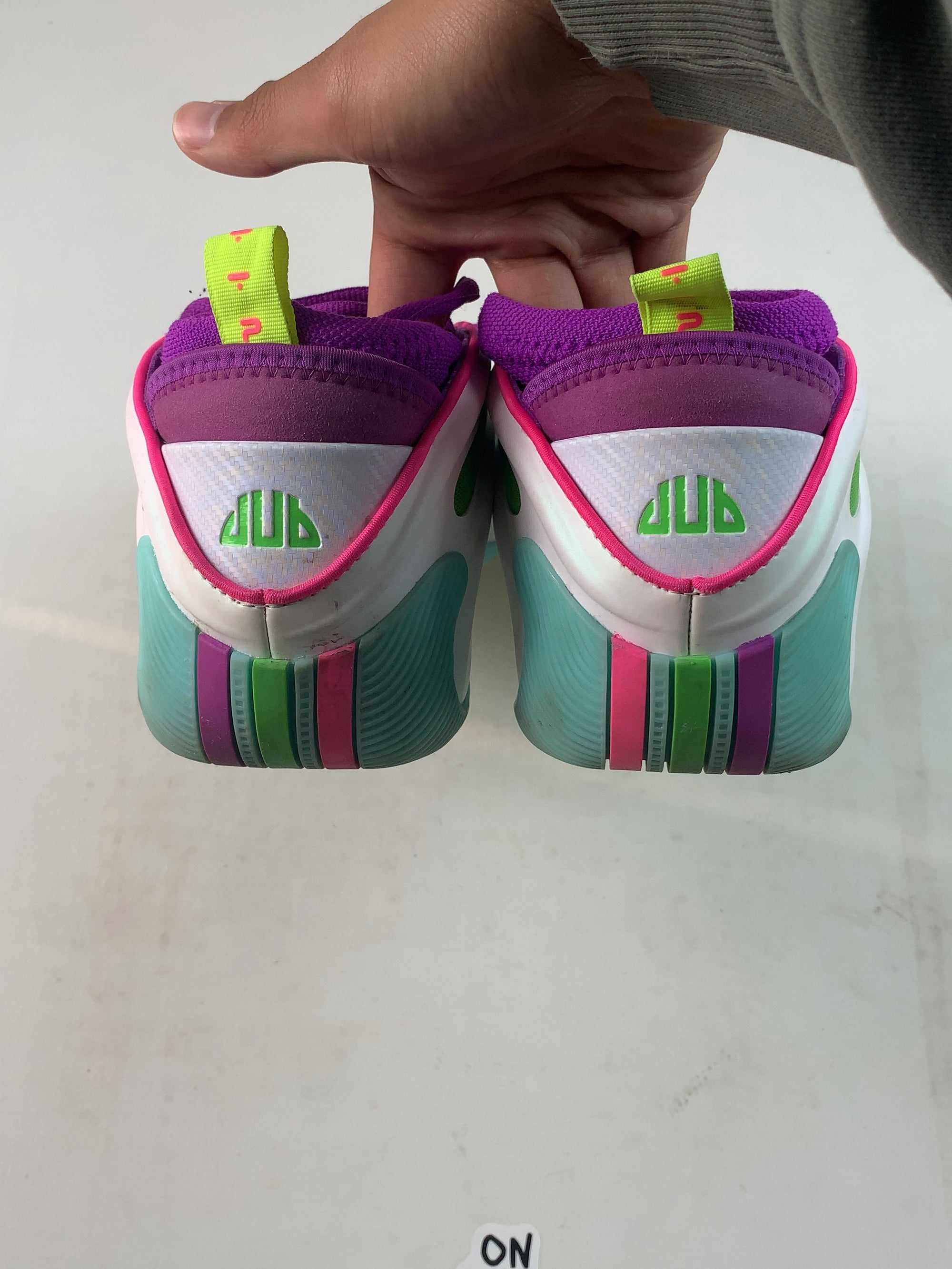 adidas Harden Vol. 9 Jalen Williams White Lucid Lime Pink (USED) — Drive 1NnWQCyg6GpVCvcMH5f-AuIMHNHfG2hz9 — photo 5