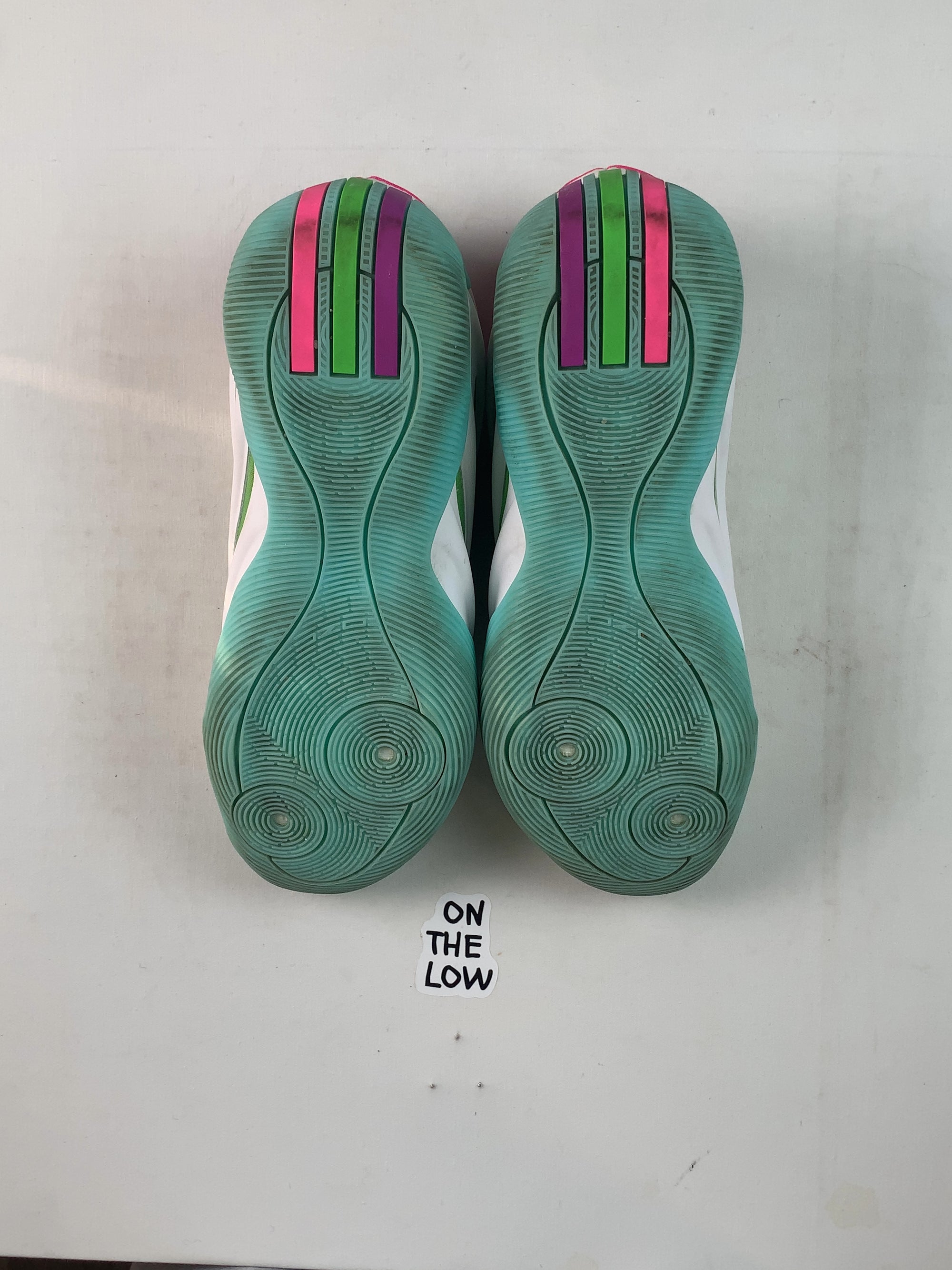 adidas Harden Vol. 9 Jalen Williams White Lucid Lime Pink (USED) — Drive 1SWt3FNzpwgx0OYqUfjq58fcAIYLnEINn — photo 6