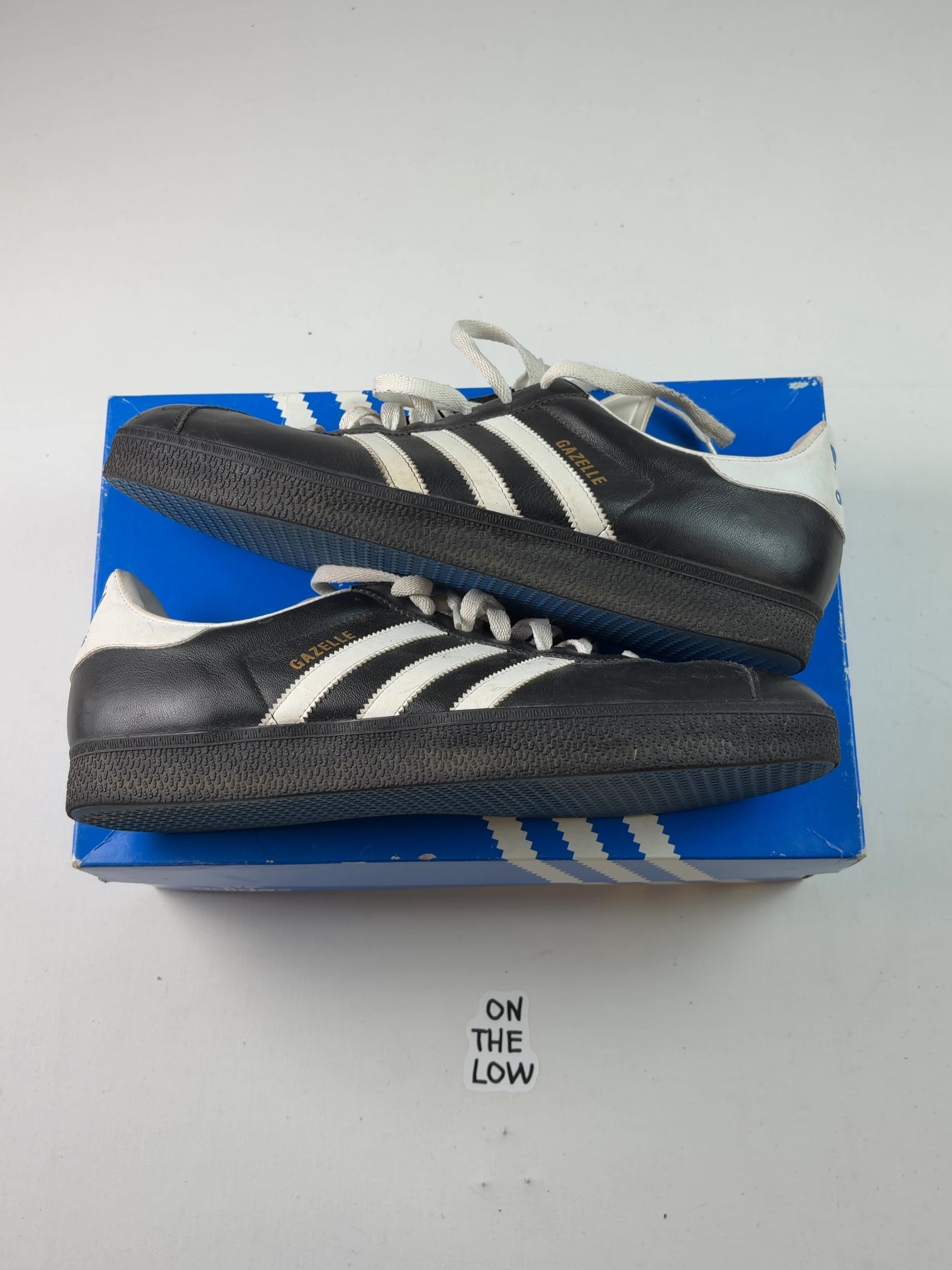 adidas Gazelle 2 Black White (USED) — Drive 1iuJKhtwvYg4yk4gzitT9FOSdWNHRTJnW — photo 1