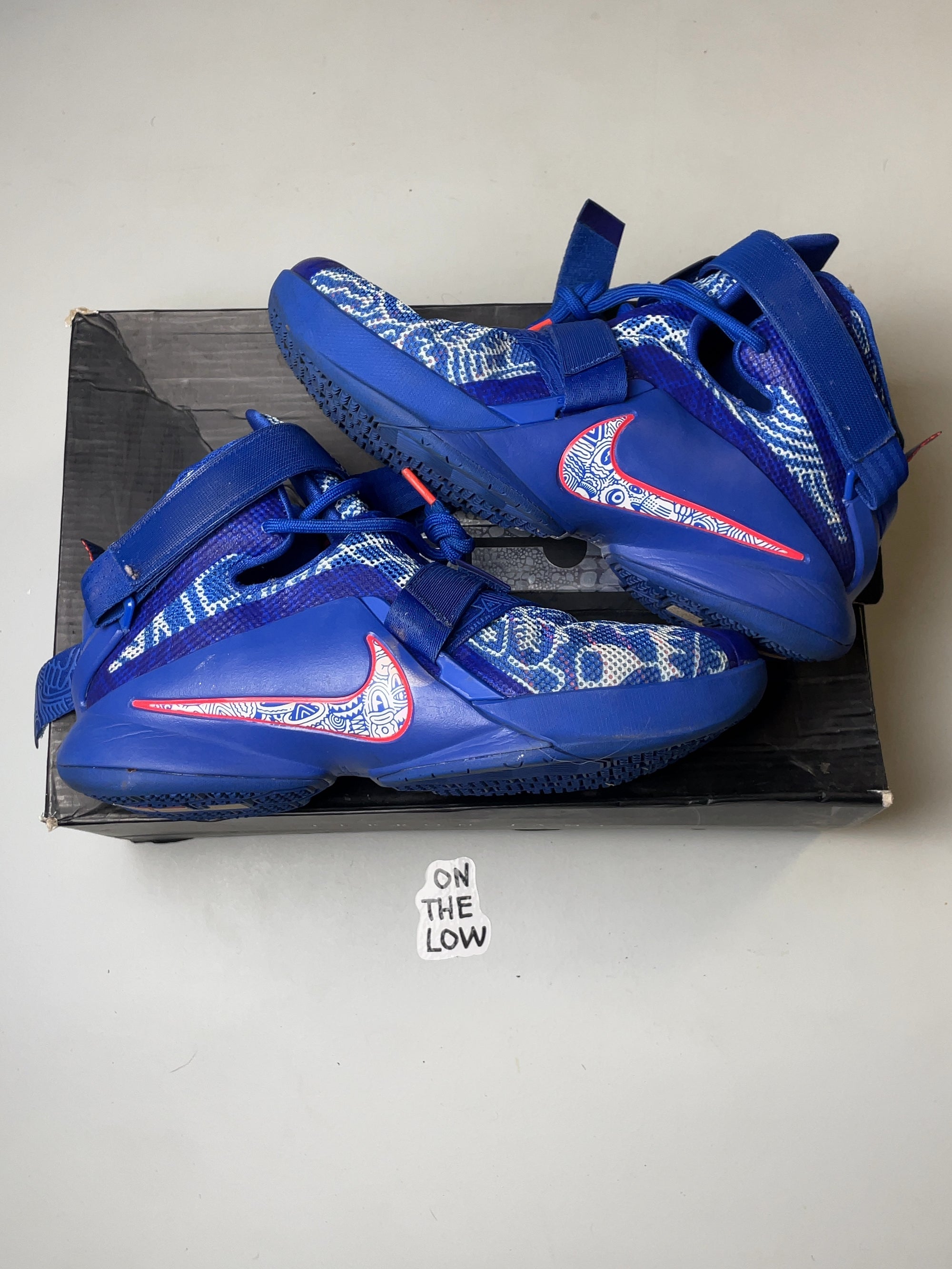 Nike LeBron Soldier 9 LE Freegums Game Royal (USED)