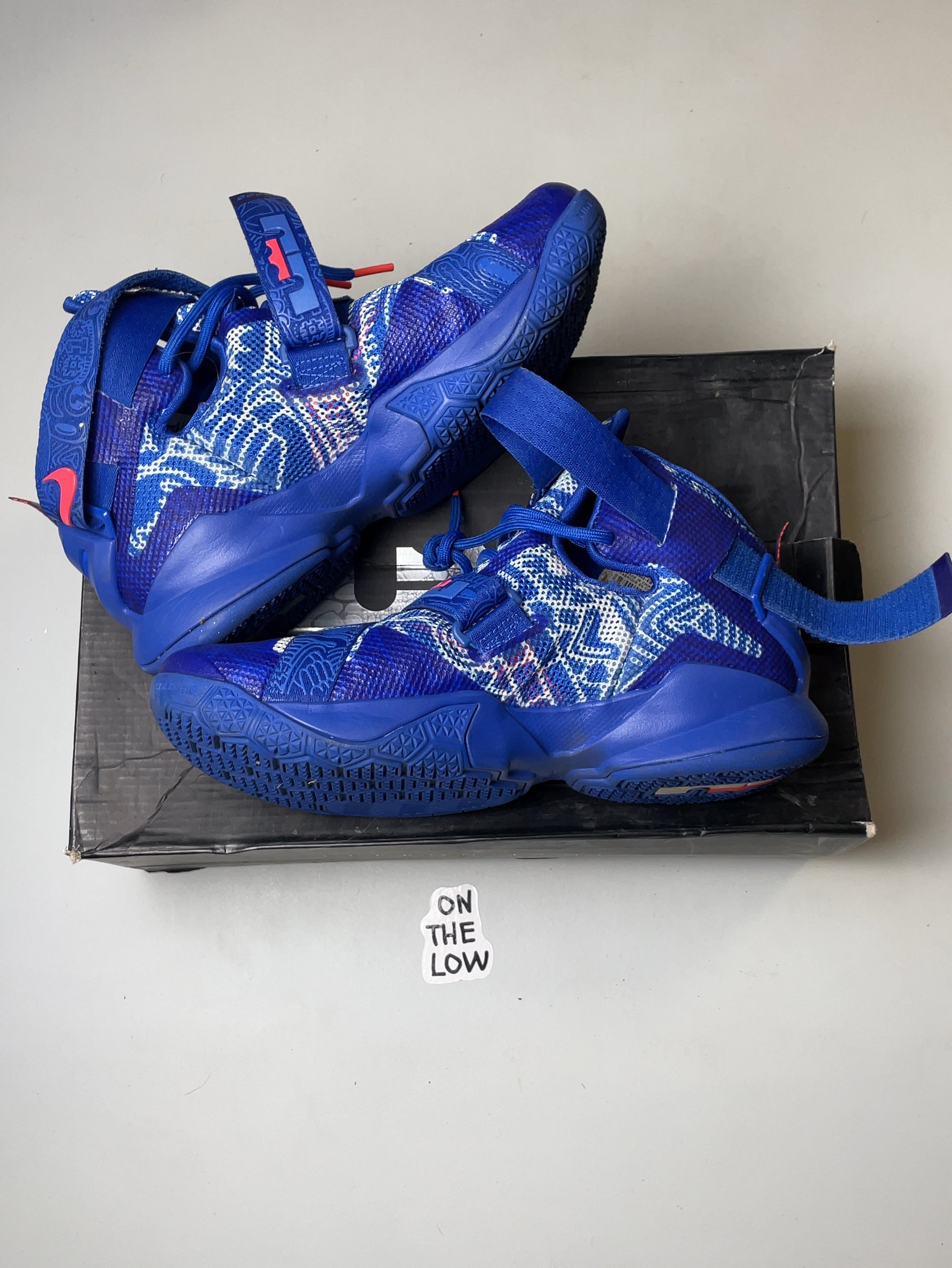 Nike LeBron Soldier 9 LE Freegums Game Royal (USED)