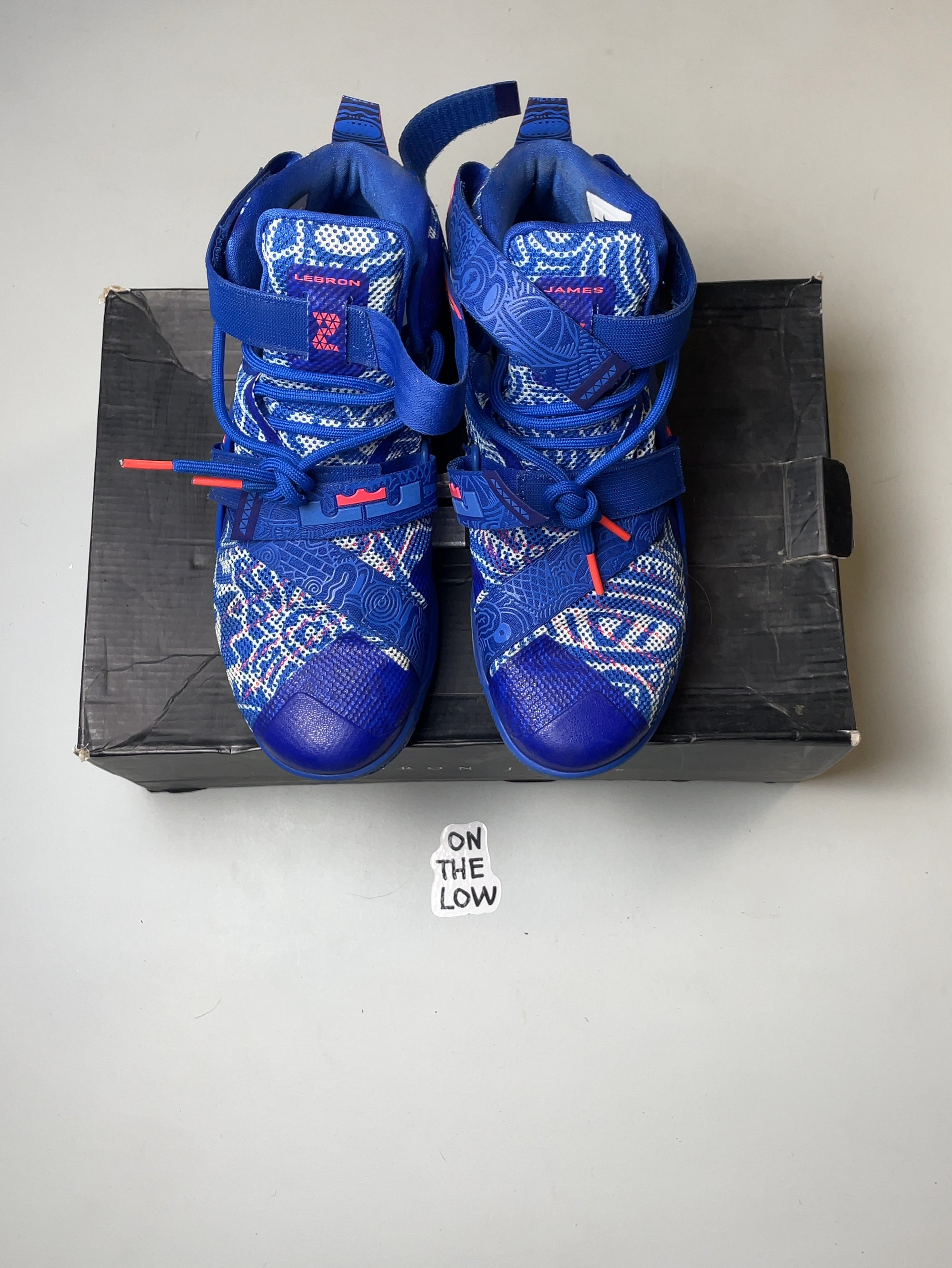 Nike LeBron Soldier 9 LE Freegums Game Royal (USED)