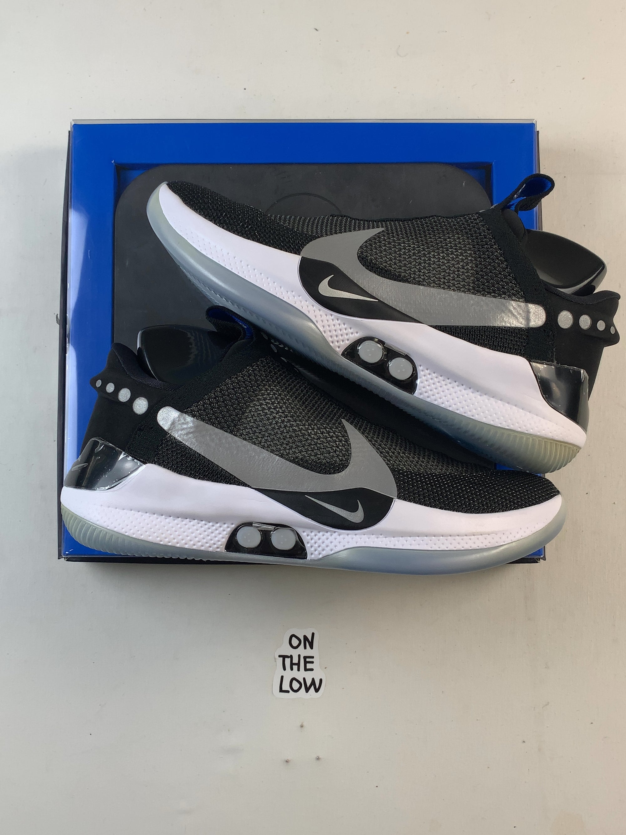 Nike Adapt BB Black Pure Platinum (US Charger) — Drive 1DVWLmpXCWIp-EqOJf2gmVzPQJG14Vv5o — photo 1