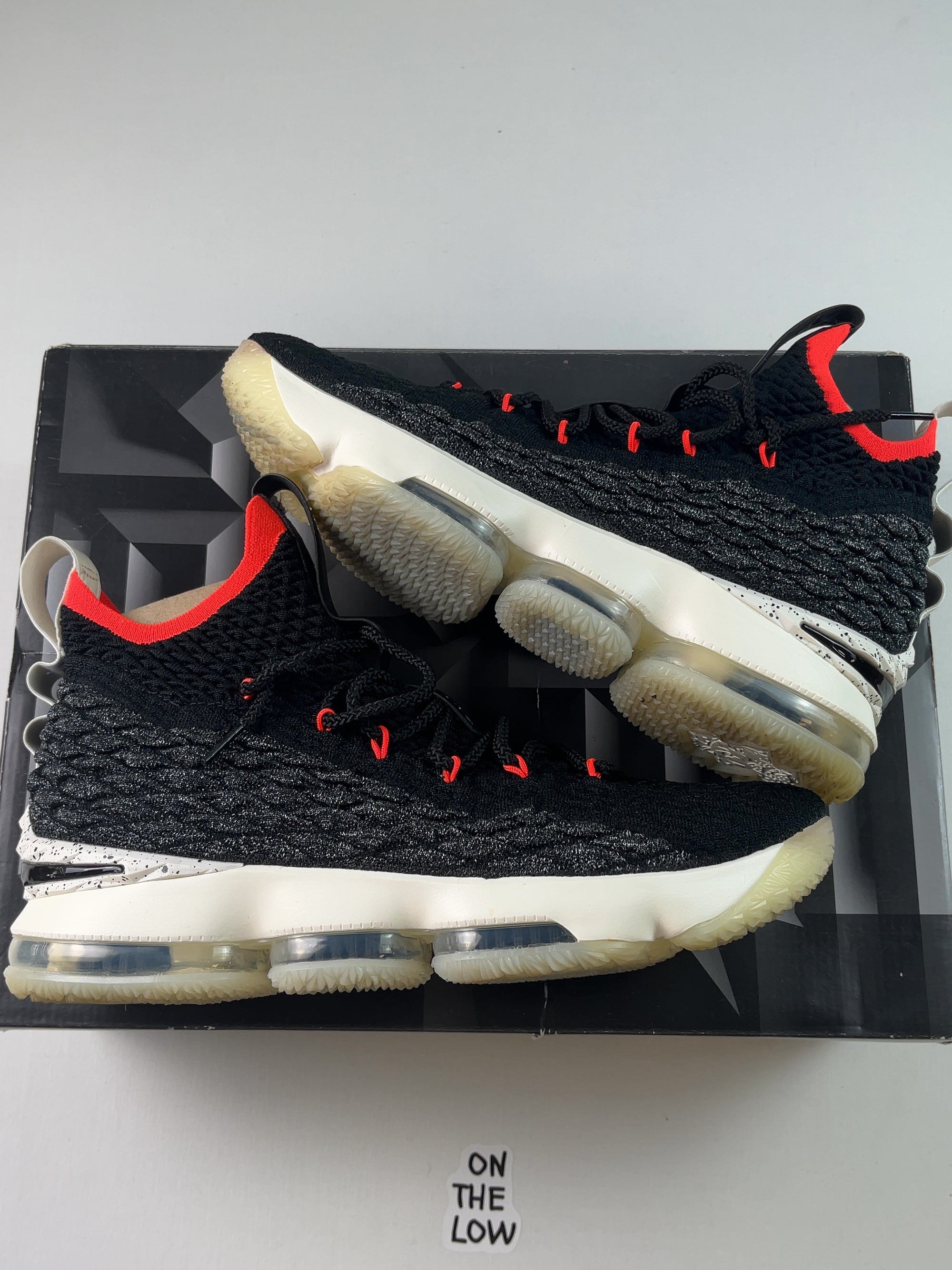 Nike LeBron 15 Black Bright Crimson (USED)