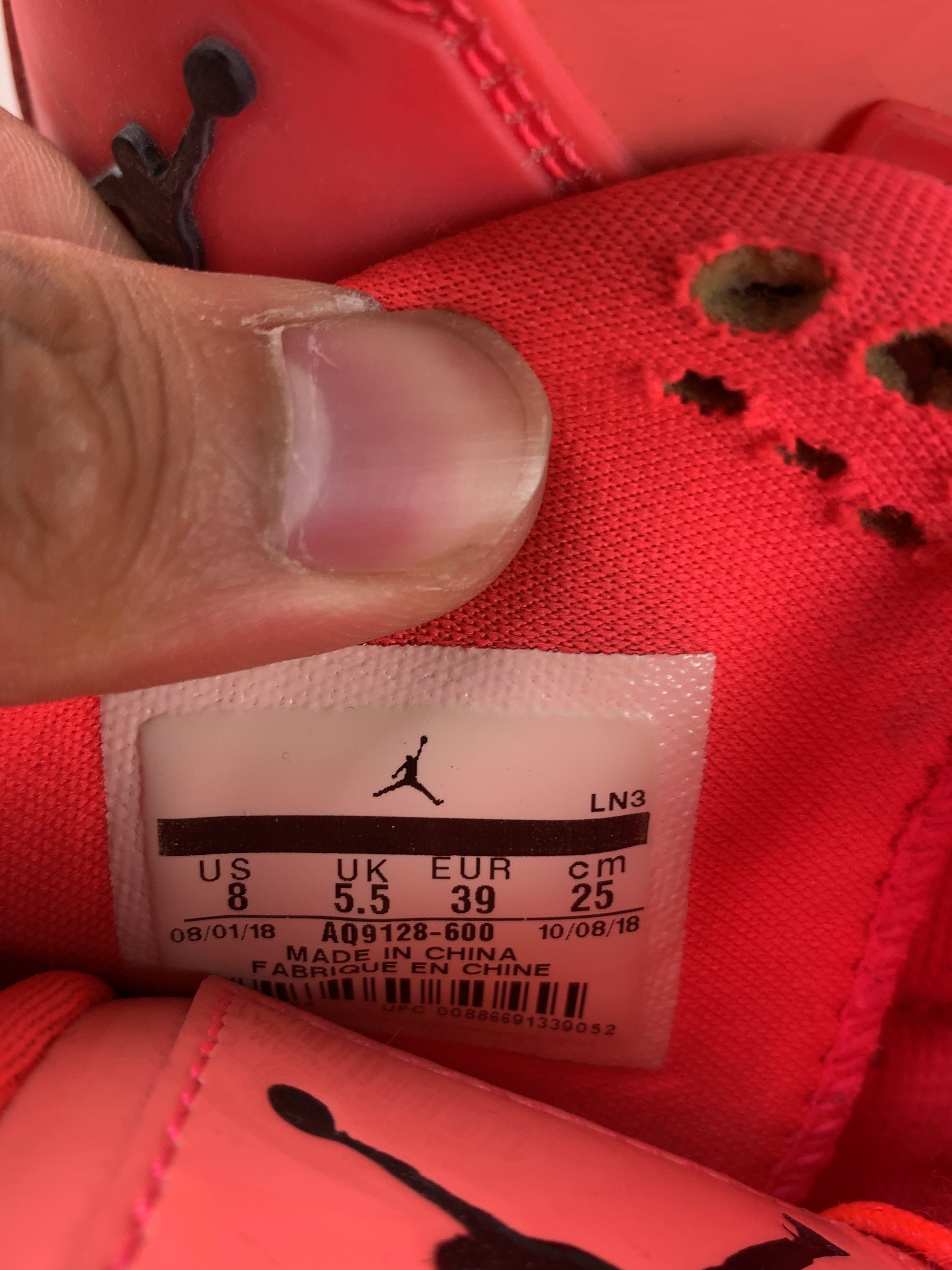 Jordan 4 Retro Hot Punch (Women's) (USED) — Drive 10r-fwuH4p9aTyYk7keJHrs6ogFgGhqcU — photo 7