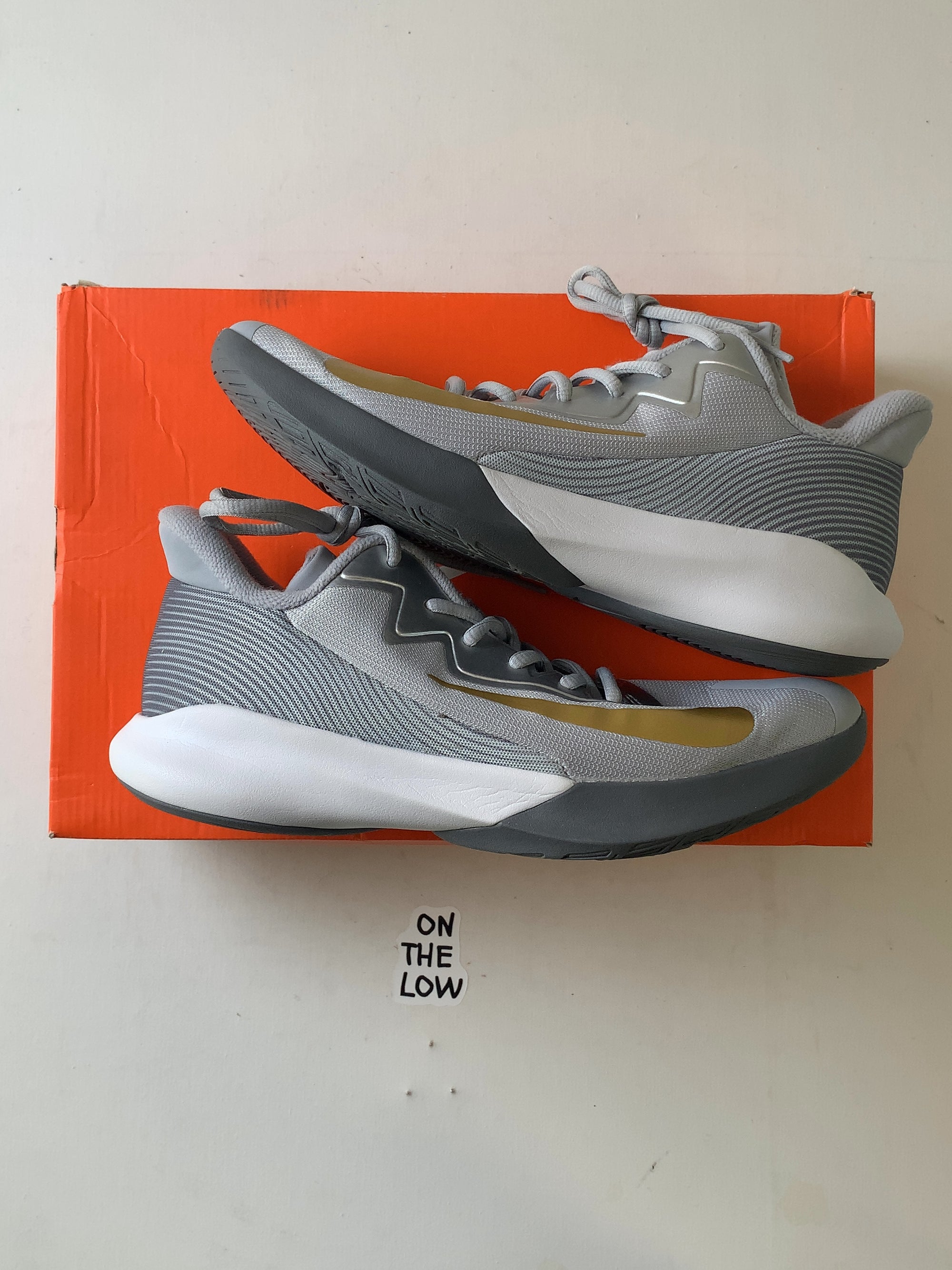 Nike Precision 4 Wolf Grey Metallic Gold — Drive 1hofxWfBbcMRZBz2sgnLek__pIbjiXuNZ — photo 1