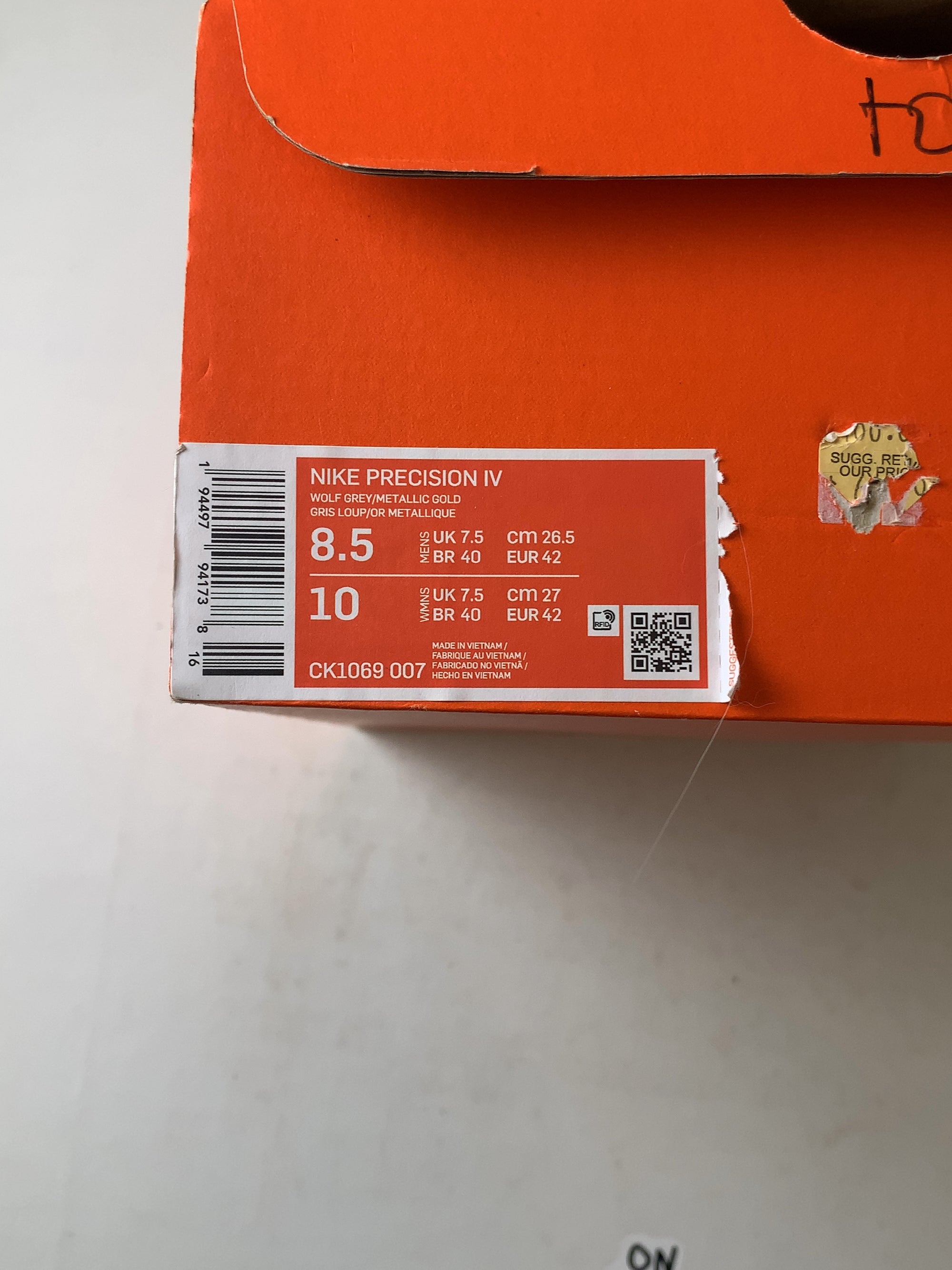 Nike Precision 4 Wolf Grey Metallic Gold — Drive 1ZhAFMtUlIGhlCvVWEl5ROk88X_3soCL5 — photo 7